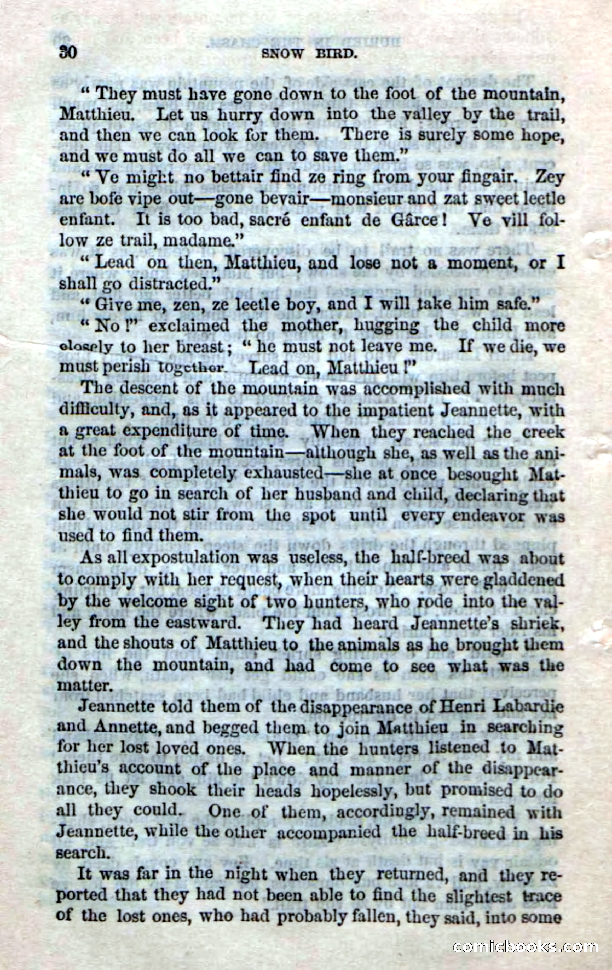 Beadle's Dime Novels No. 159: Snow Bird, the Trapper's Child — page 28 of 116