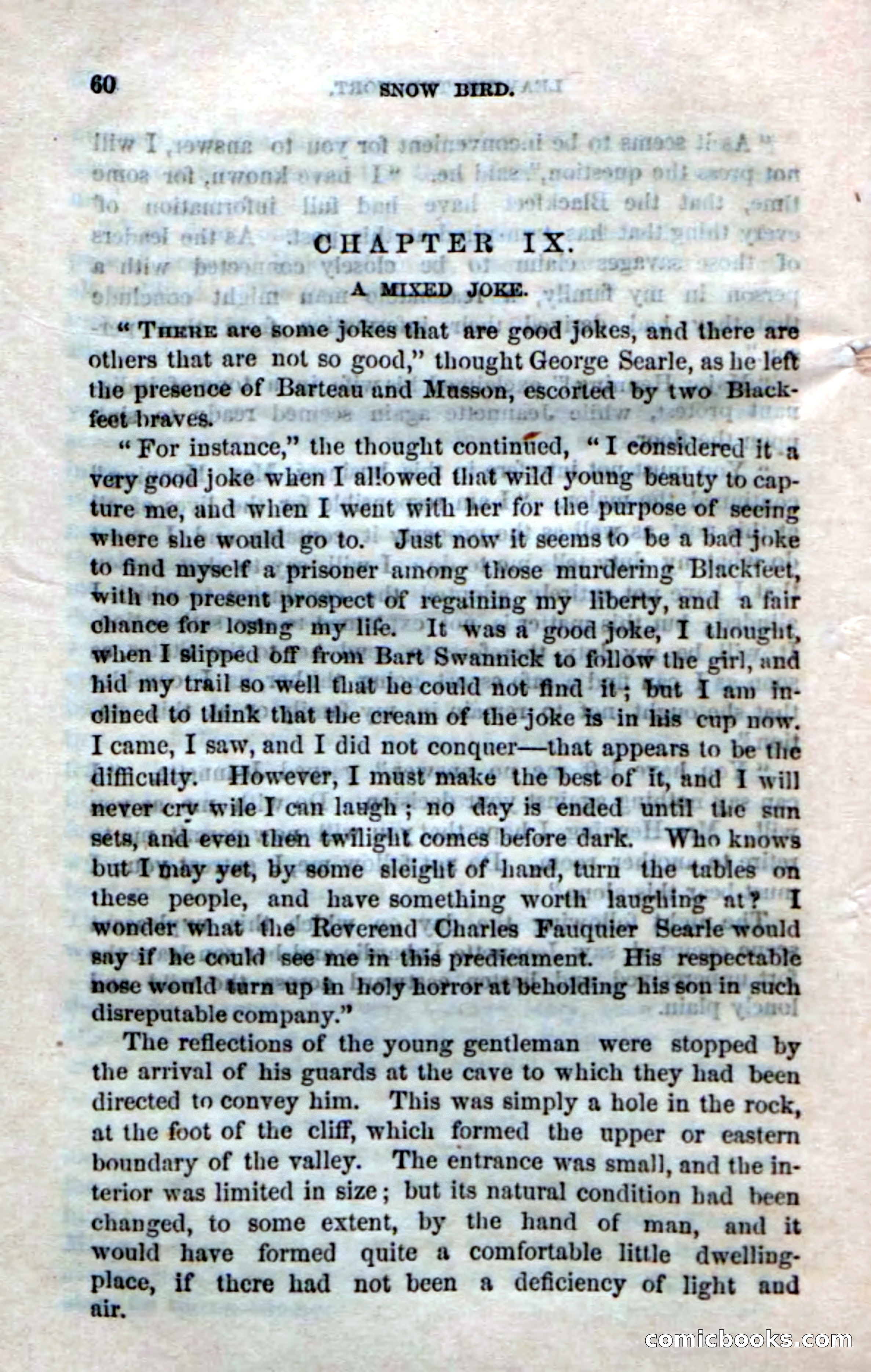 Beadle's Dime Novels No. 159: Snow Bird, the Trapper's Child — page 58 of 116
