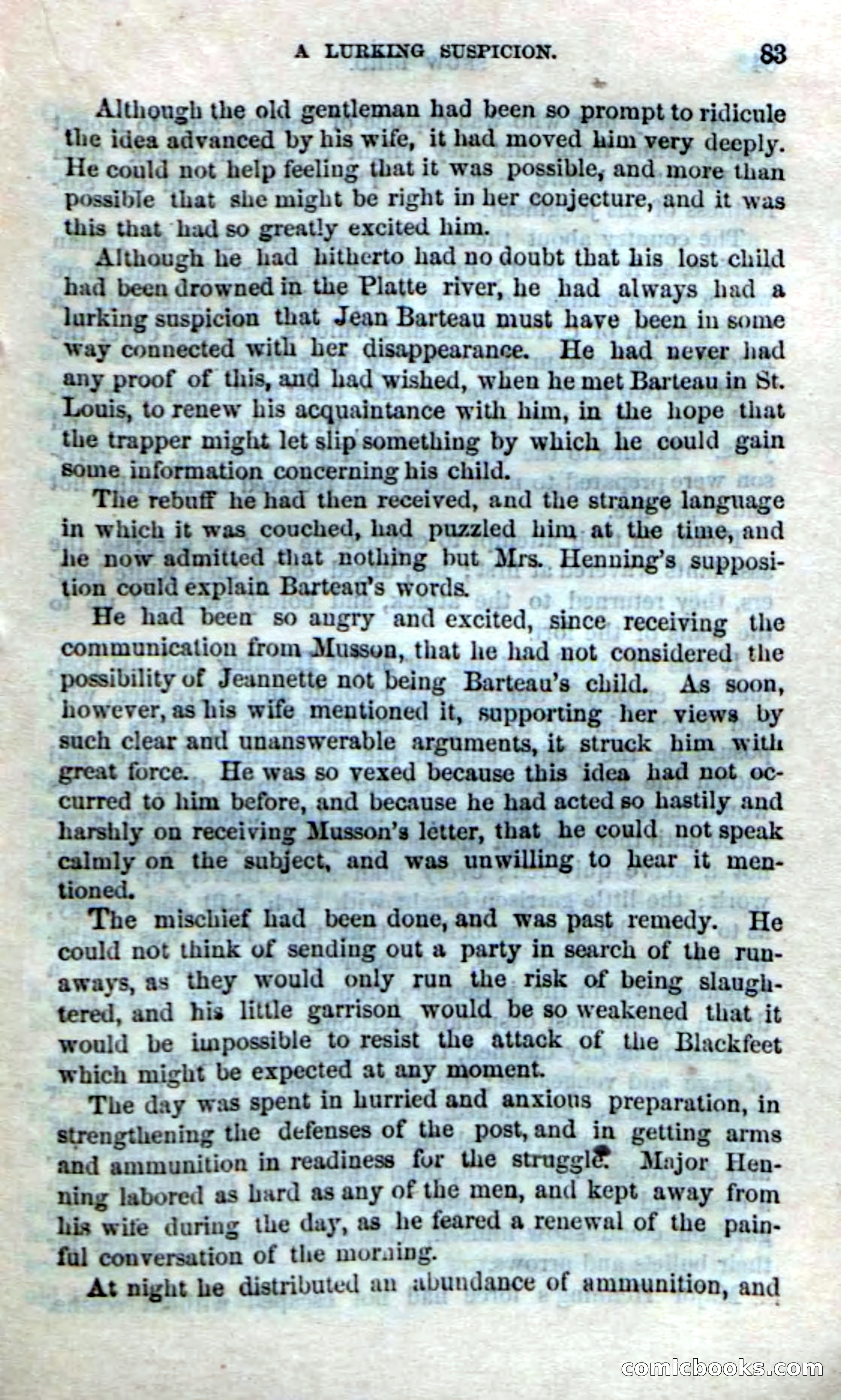Beadle's Dime Novels No. 159: Snow Bird, the Trapper's Child — page 81 of 116