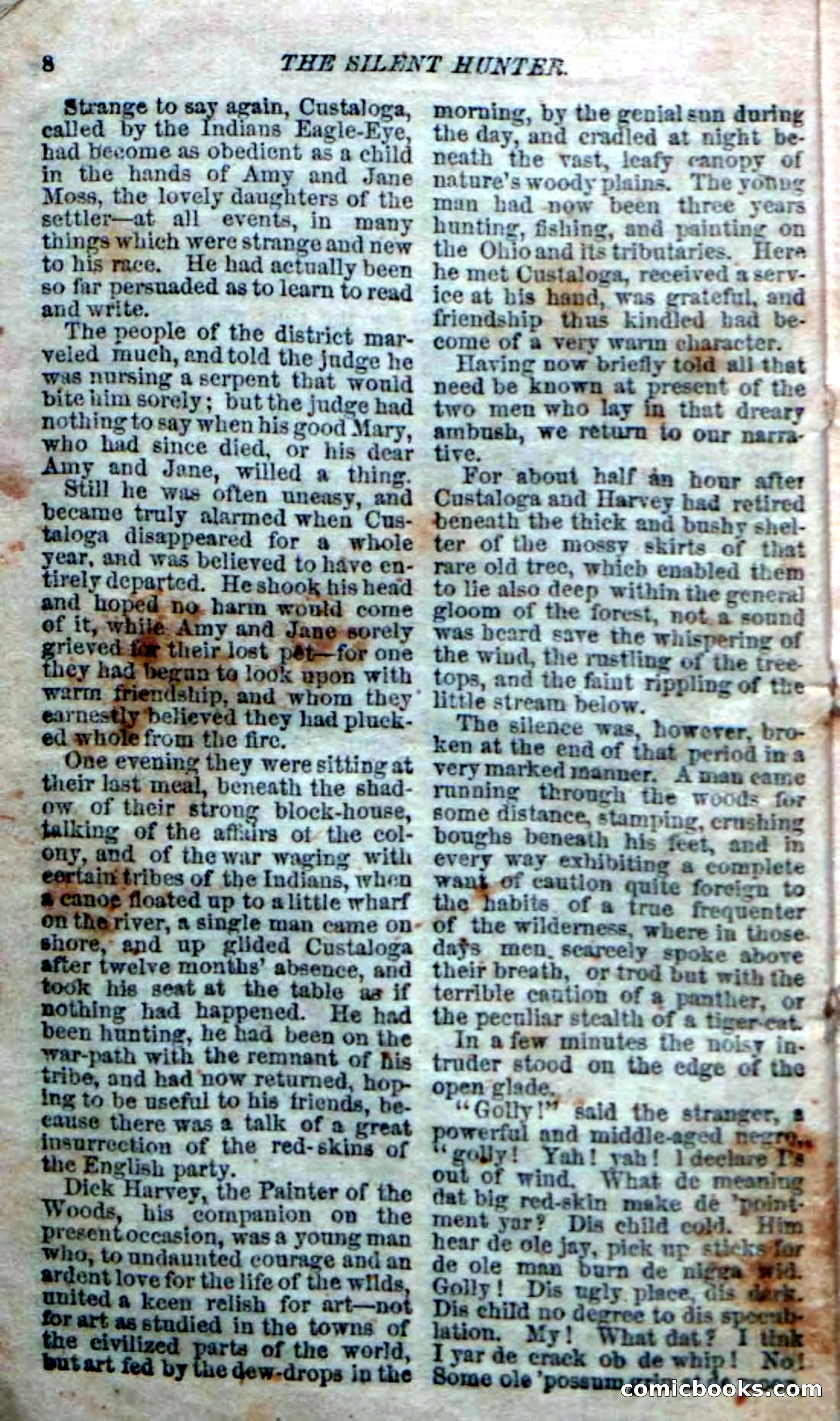 The Silent Hunter; or, The Scowl Hall Mystery — page 6 of 190