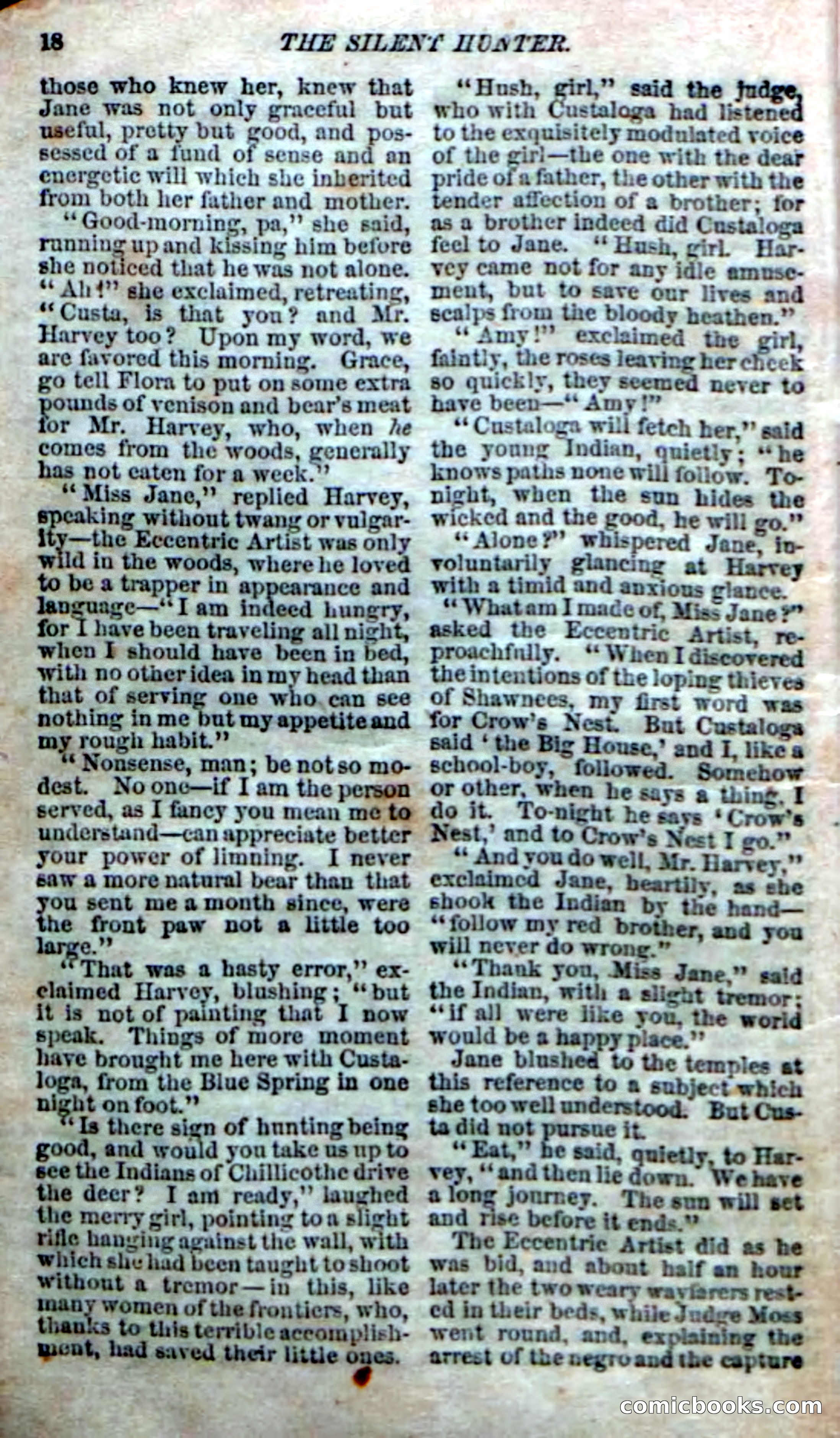 The Silent Hunter; or, The Scowl Hall Mystery — page 16 of 190