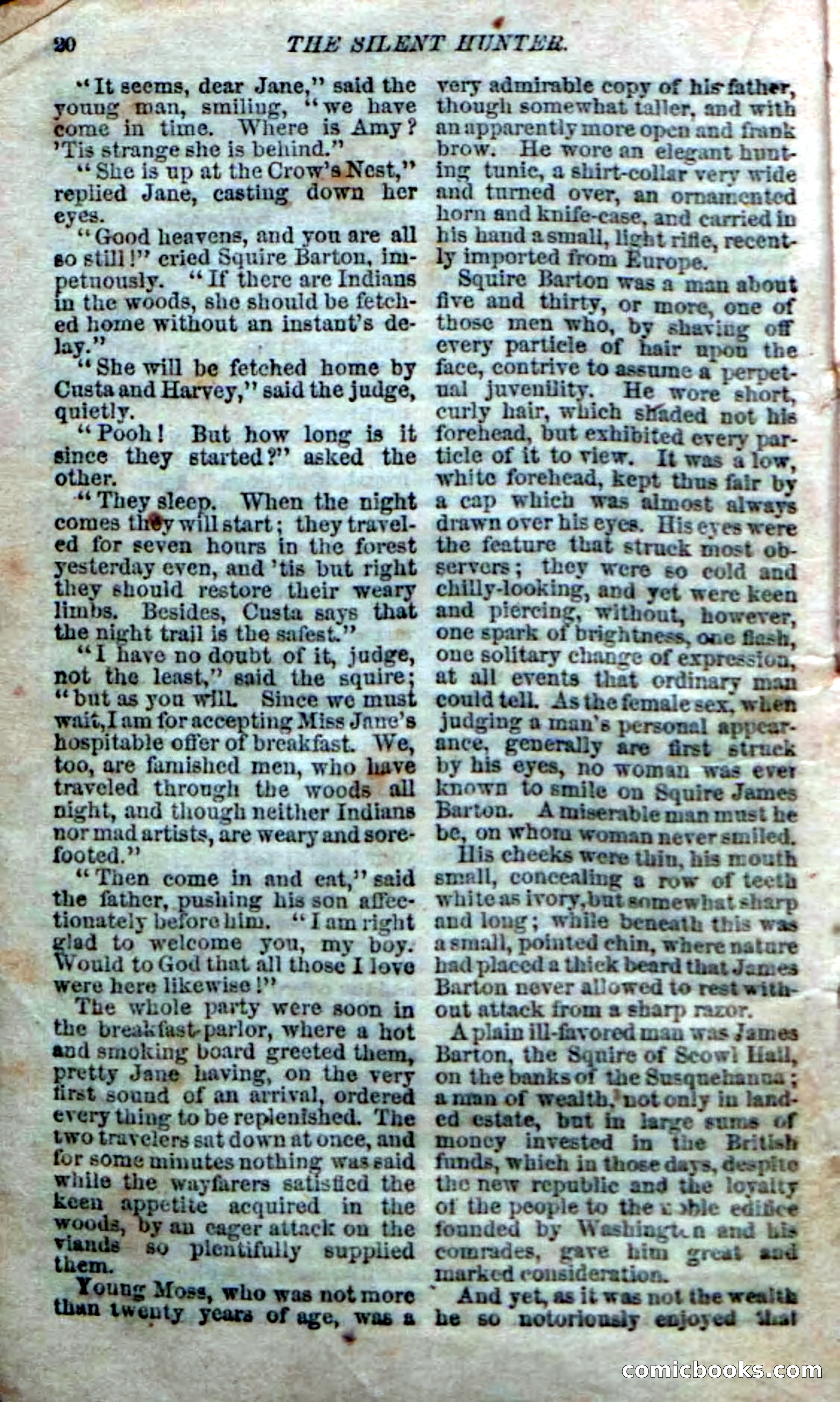 The Silent Hunter; or, The Scowl Hall Mystery — page 18 of 190