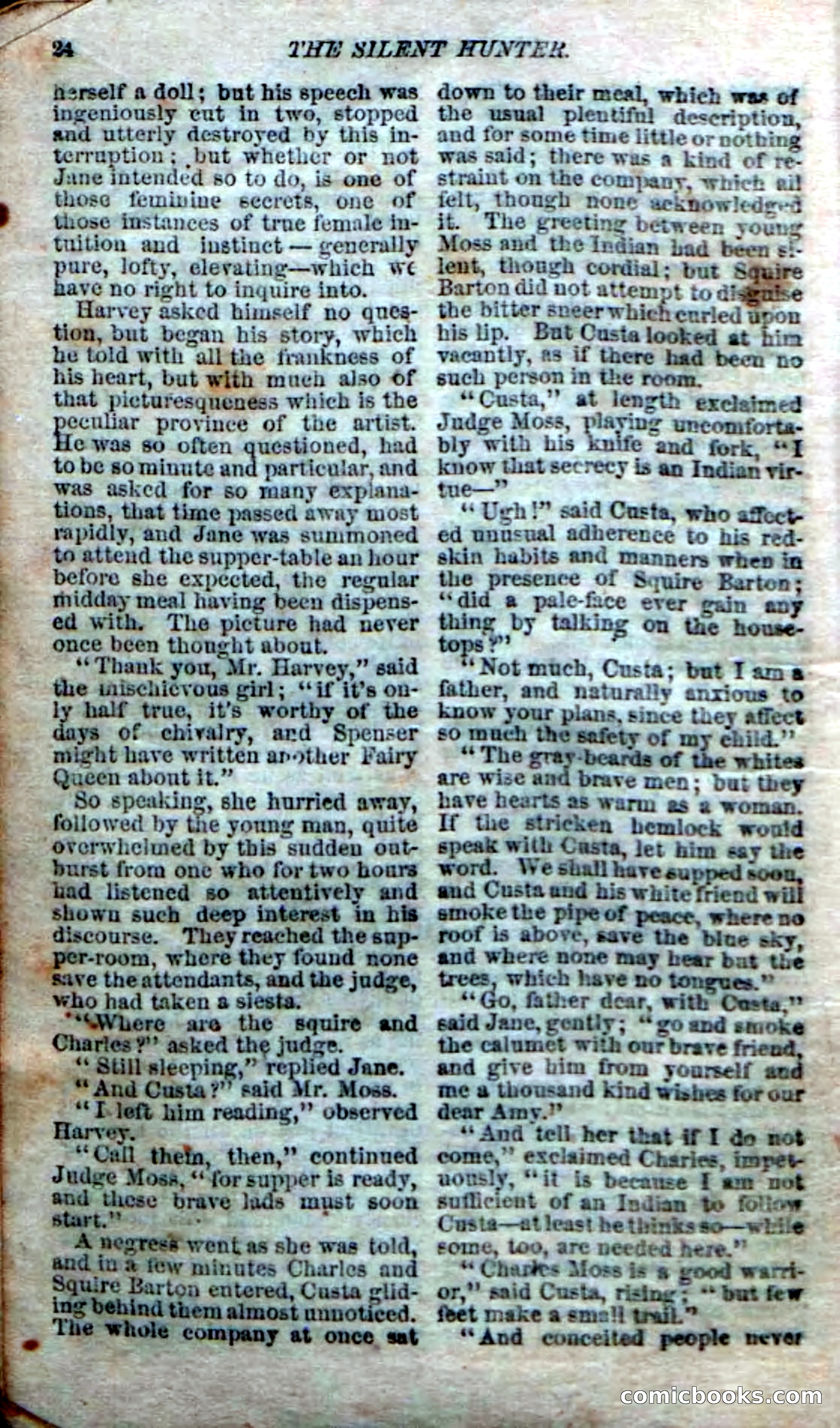 The Silent Hunter; or, The Scowl Hall Mystery — page 22 of 190