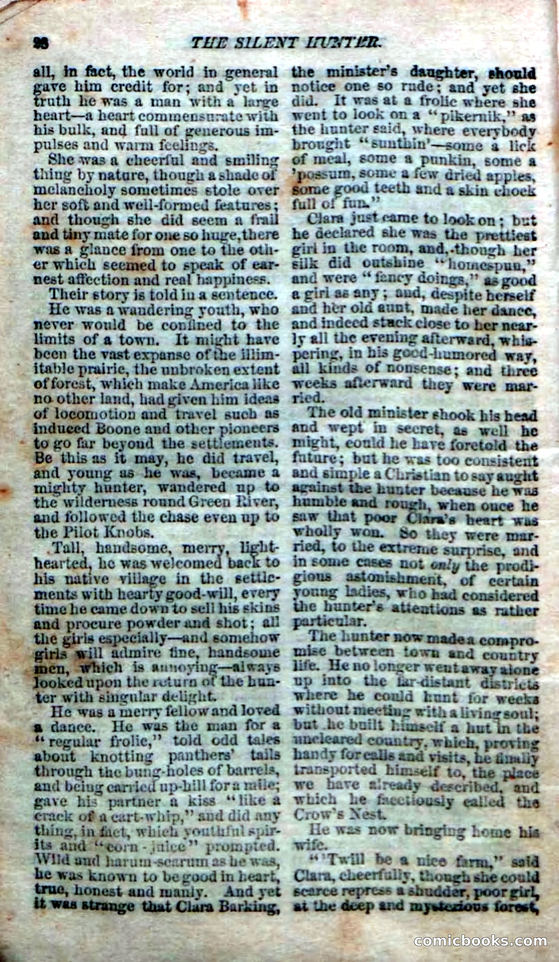 The Silent Hunter; or, The Scowl Hall Mystery — page 26 of 190