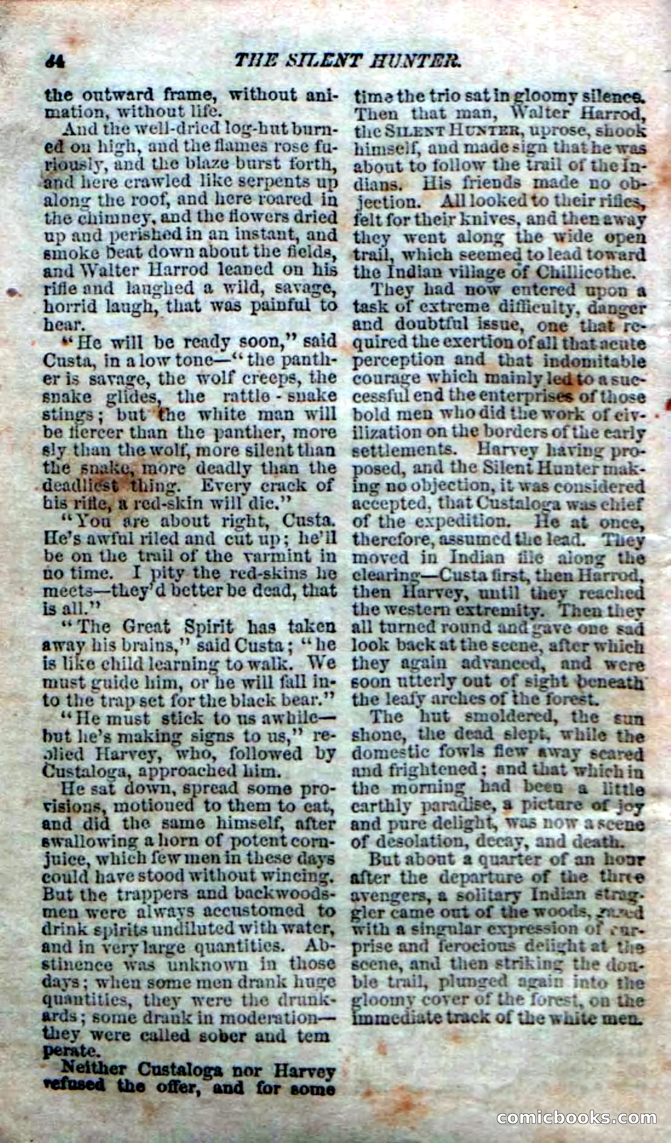 The Silent Hunter; or, The Scowl Hall Mystery — page 32 of 190