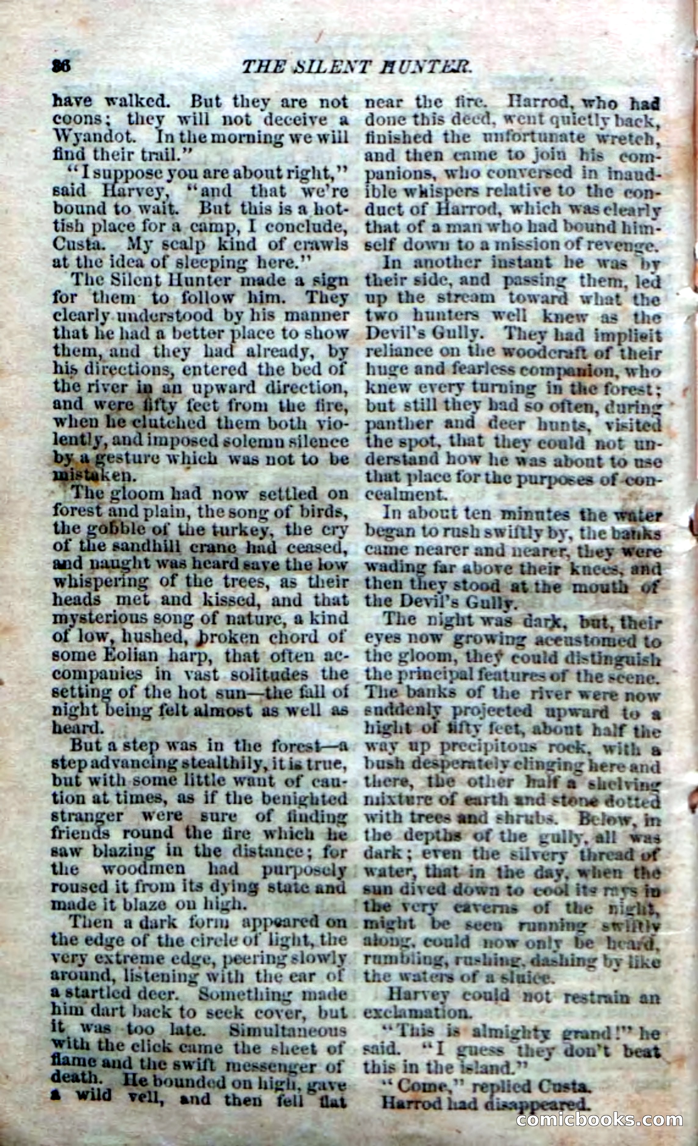 The Silent Hunter; or, The Scowl Hall Mystery — page 34 of 190