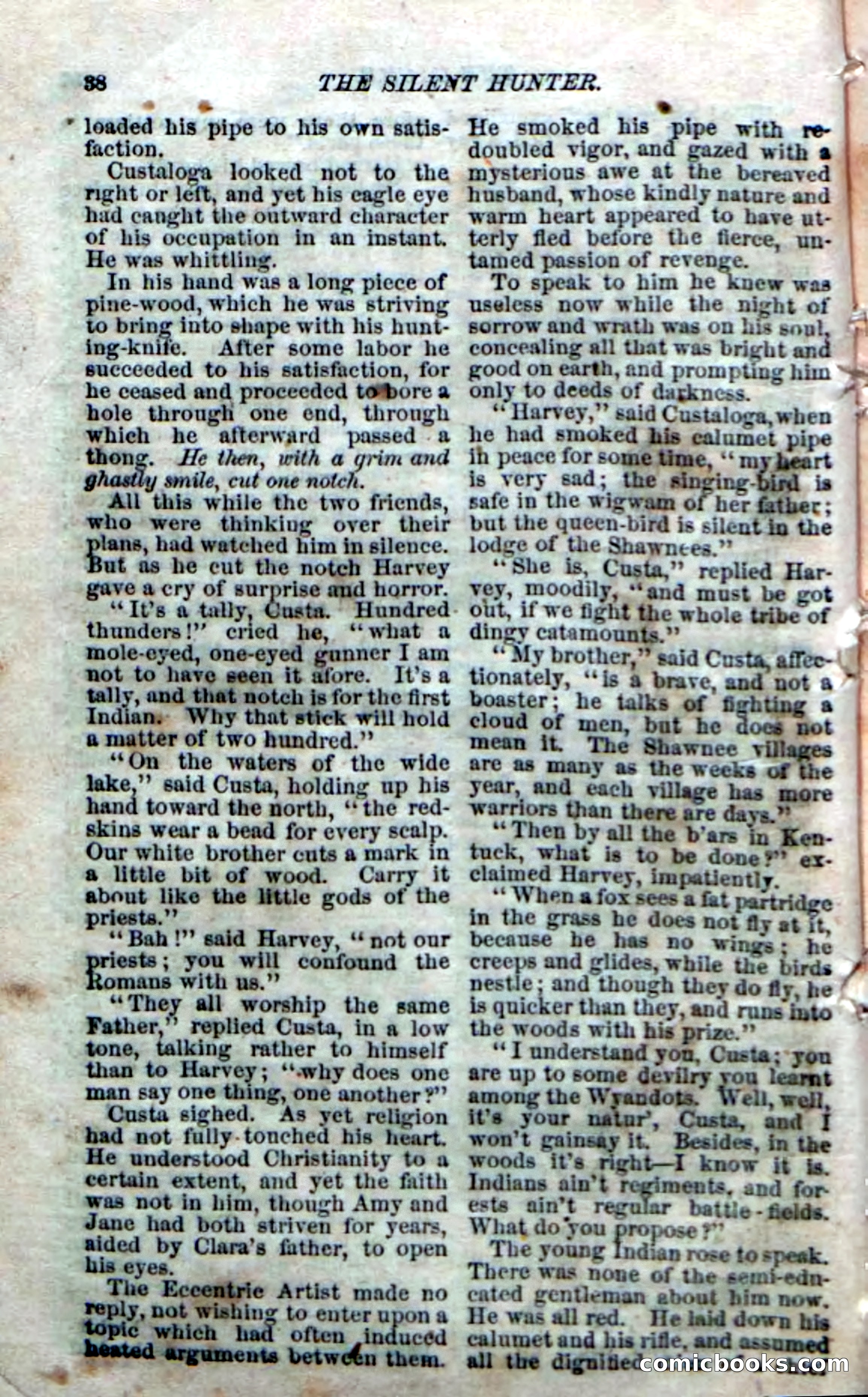 The Silent Hunter; or, The Scowl Hall Mystery — page 36 of 190