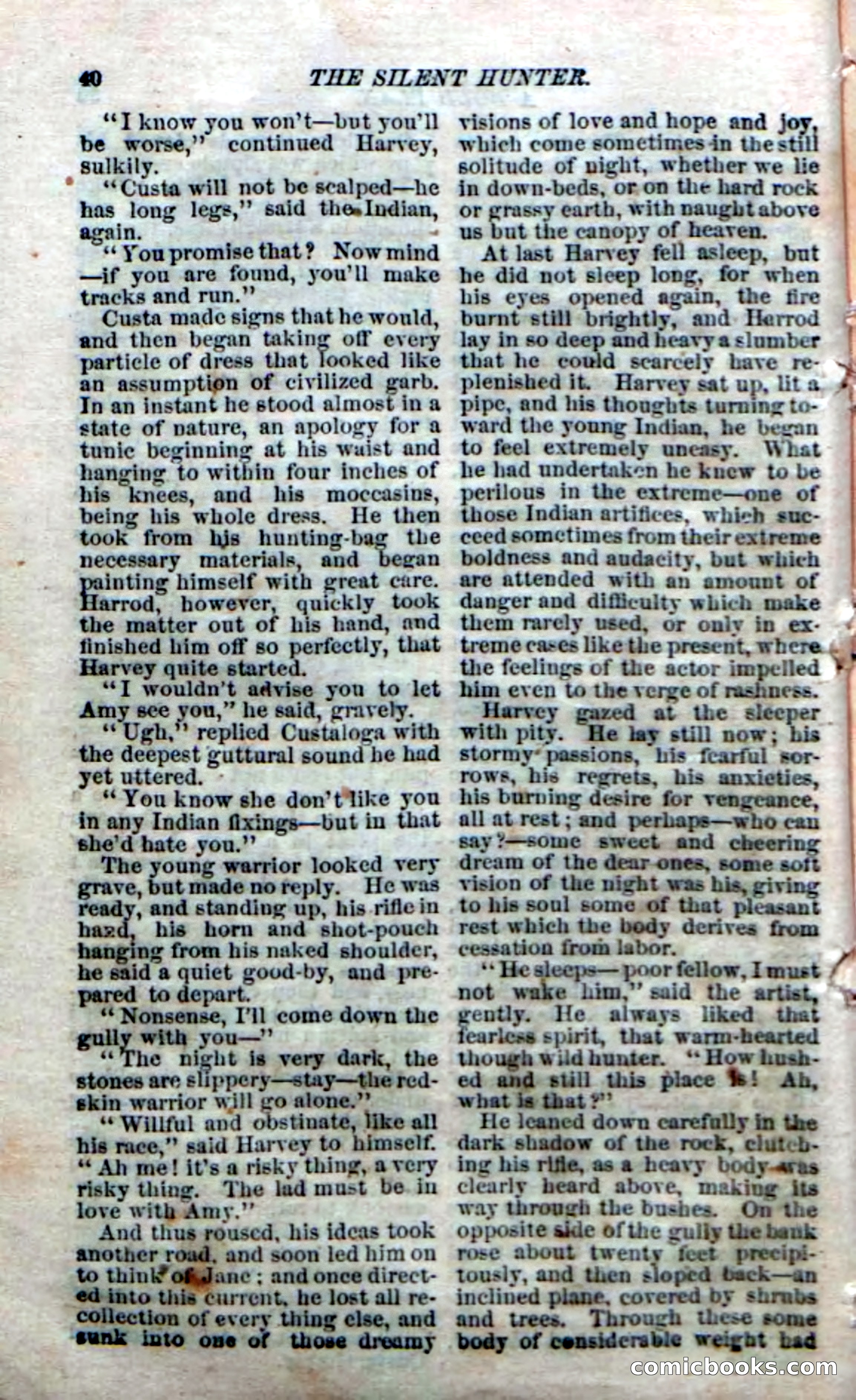 The Silent Hunter; or, The Scowl Hall Mystery — page 38 of 190