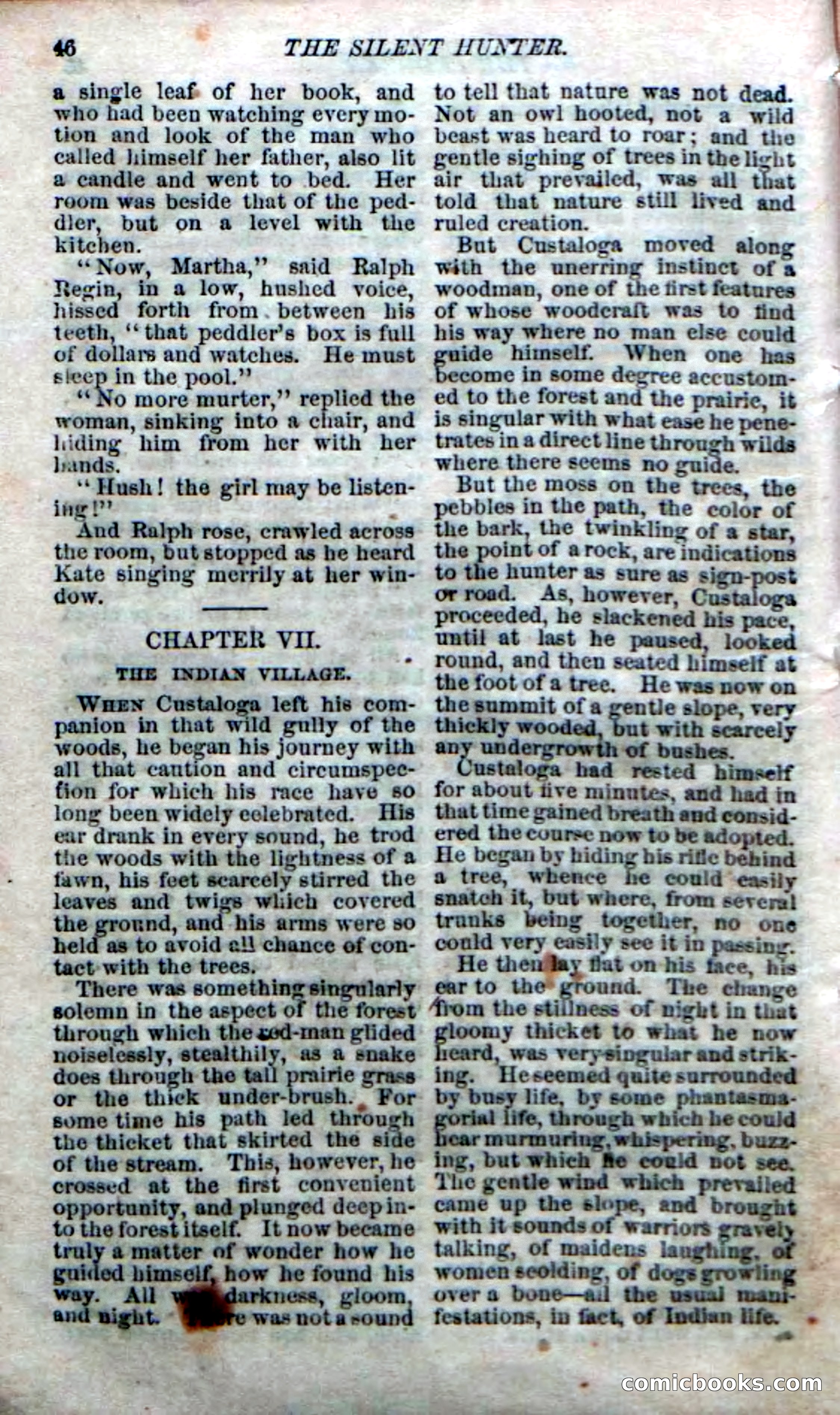 The Silent Hunter; or, The Scowl Hall Mystery — page 44 of 190