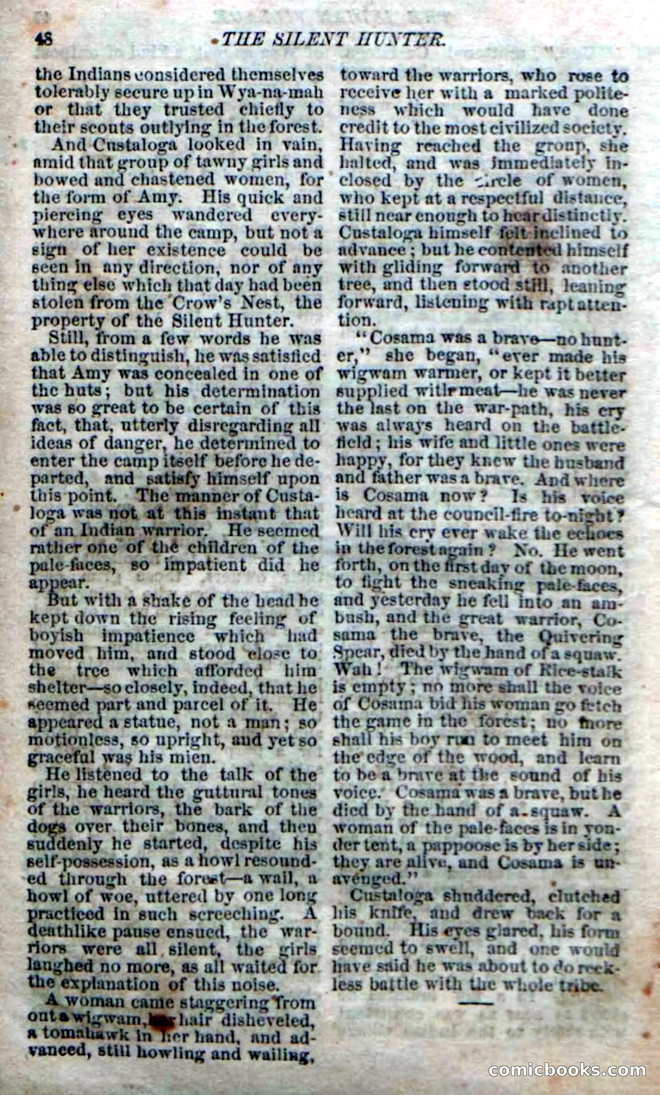 The Silent Hunter; or, The Scowl Hall Mystery — page 46 of 190
