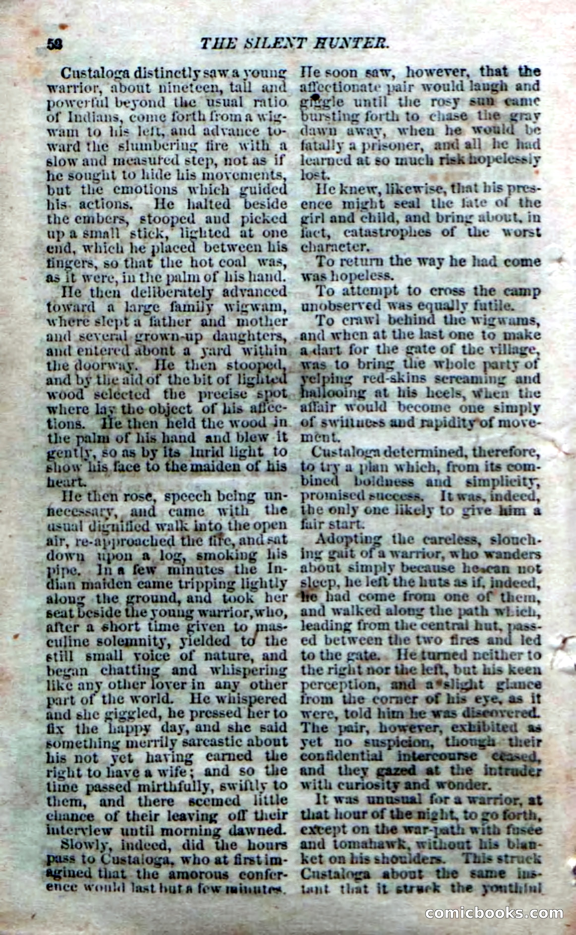 The Silent Hunter; or, The Scowl Hall Mystery — page 50 of 190