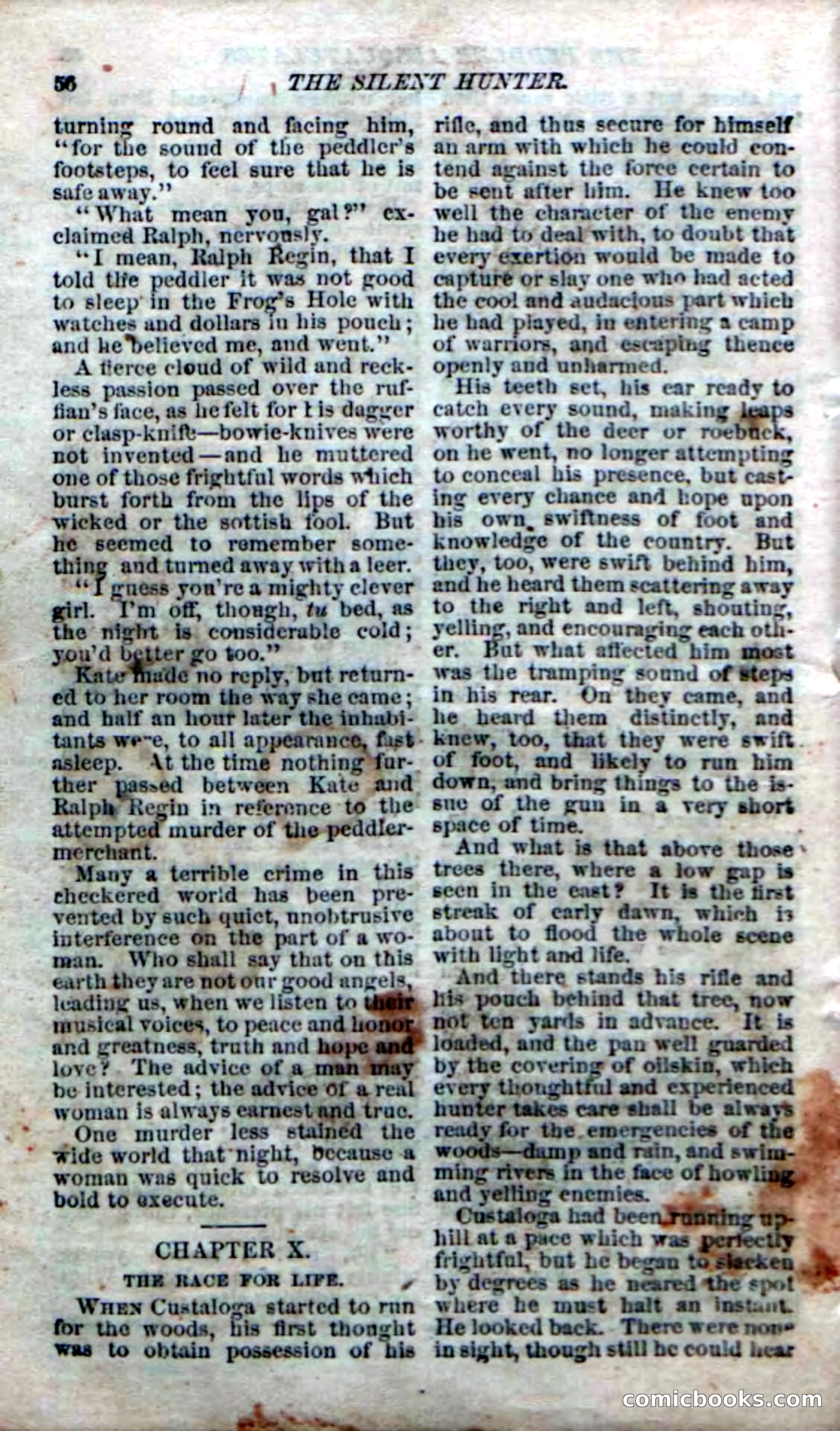 The Silent Hunter; or, The Scowl Hall Mystery — page 54 of 190