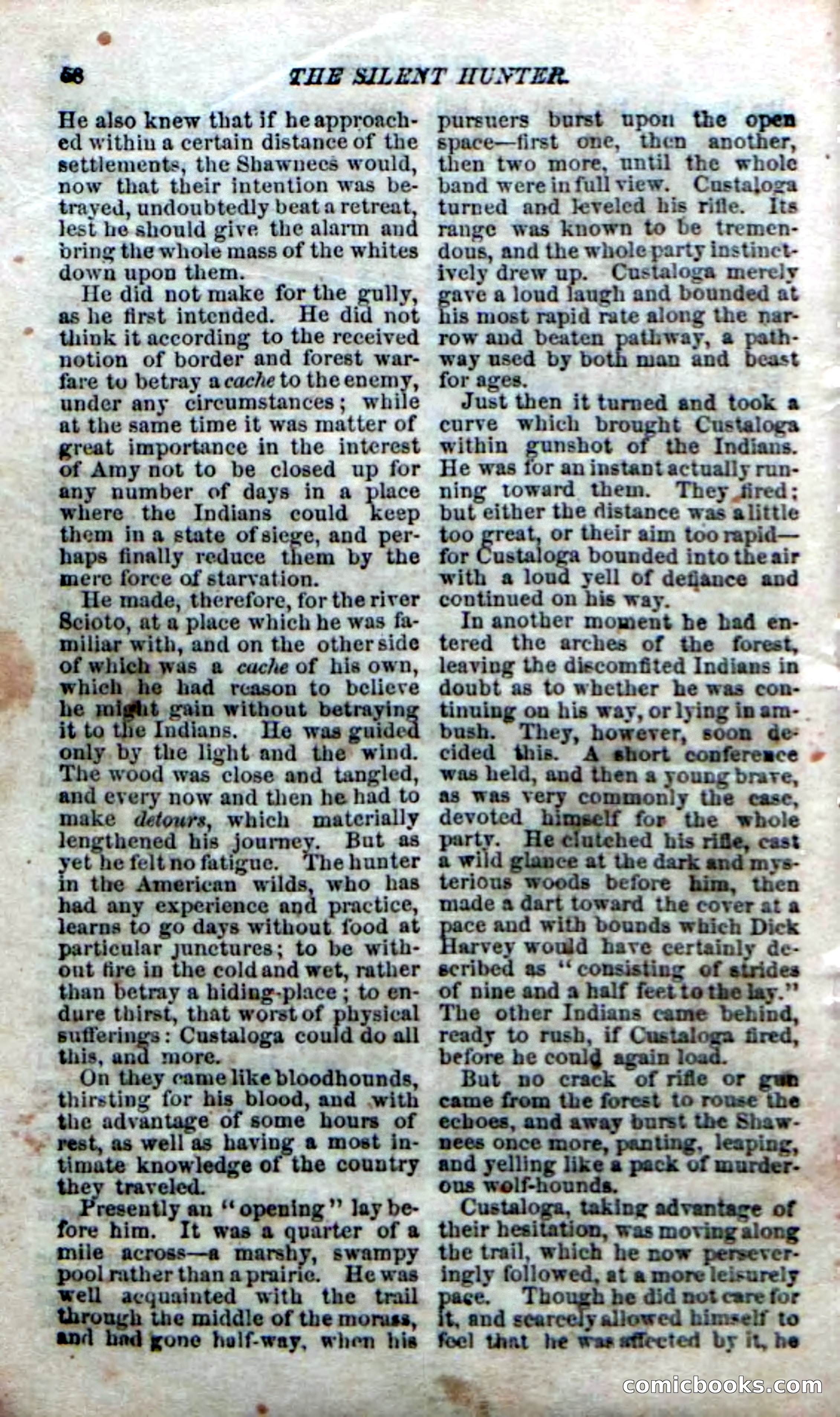 The Silent Hunter; or, The Scowl Hall Mystery — page 56 of 190