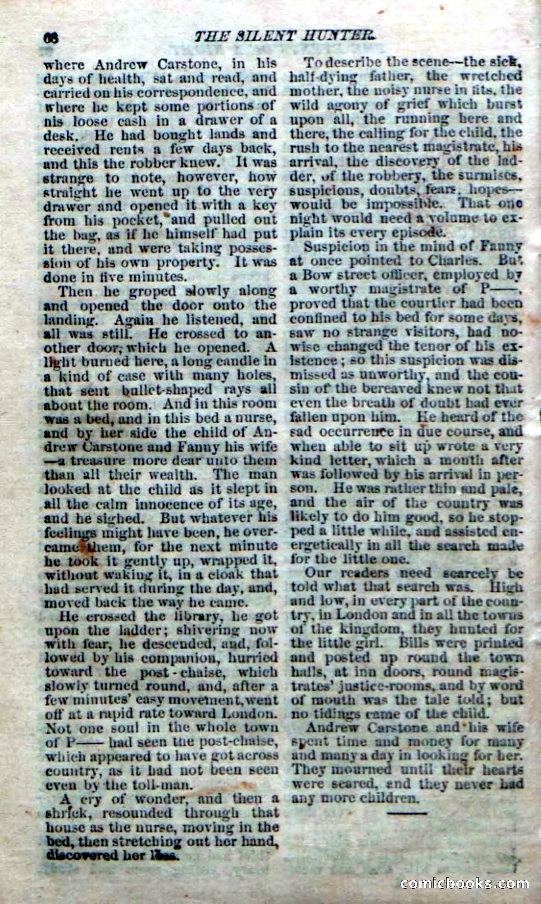 The Silent Hunter; or, The Scowl Hall Mystery — page 66 of 190