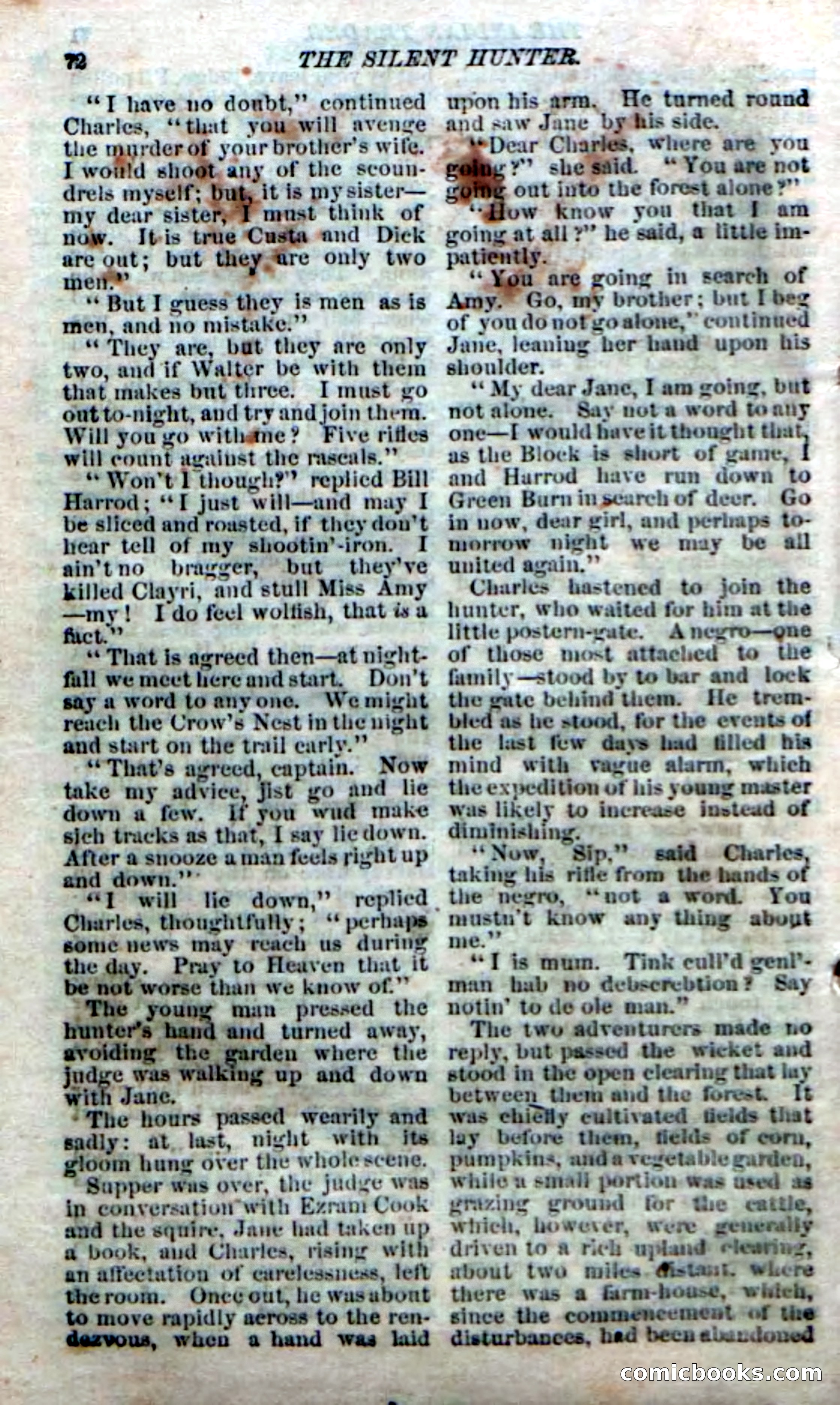 The Silent Hunter; or, The Scowl Hall Mystery — page 70 of 190