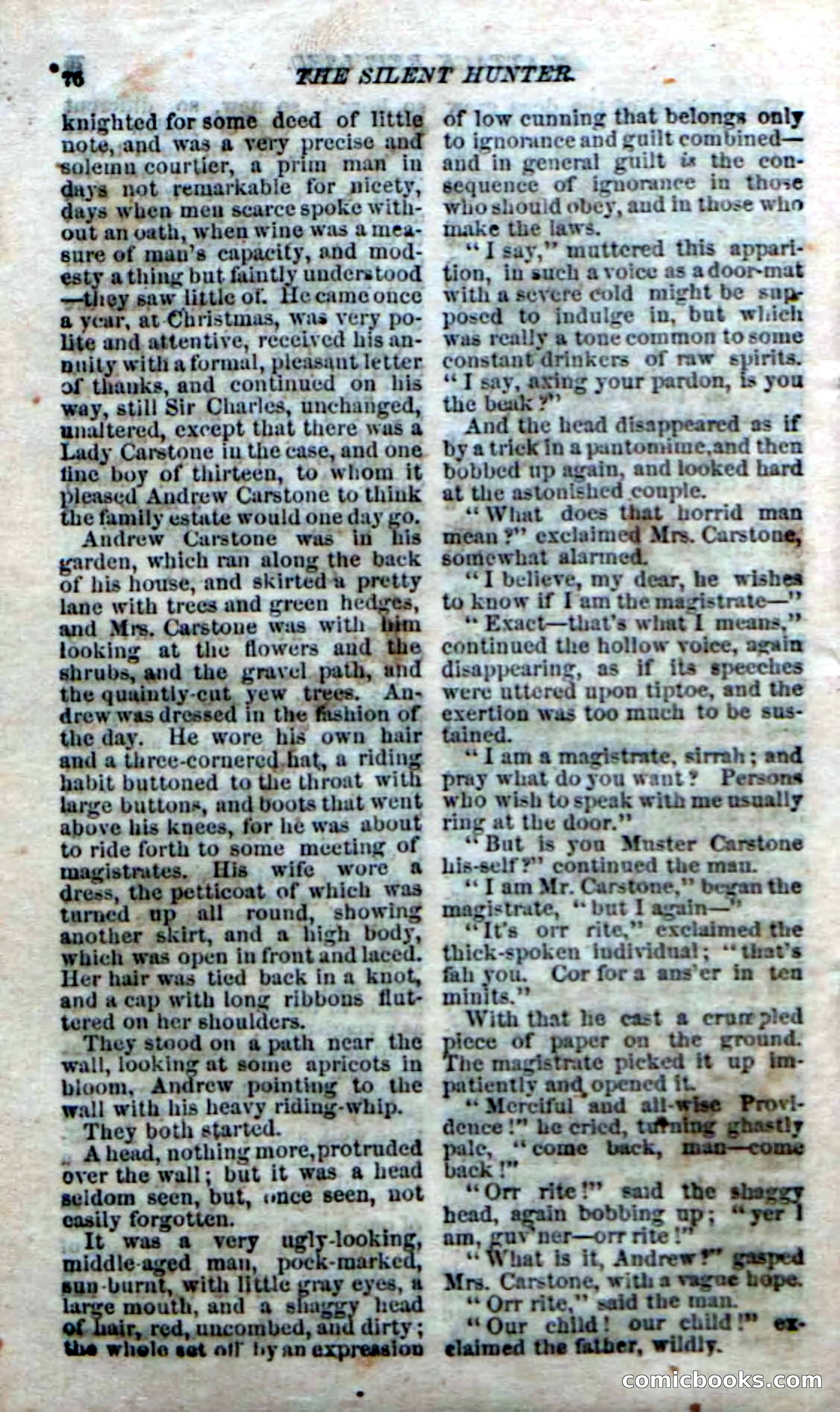 The Silent Hunter; or, The Scowl Hall Mystery — page 74 of 190