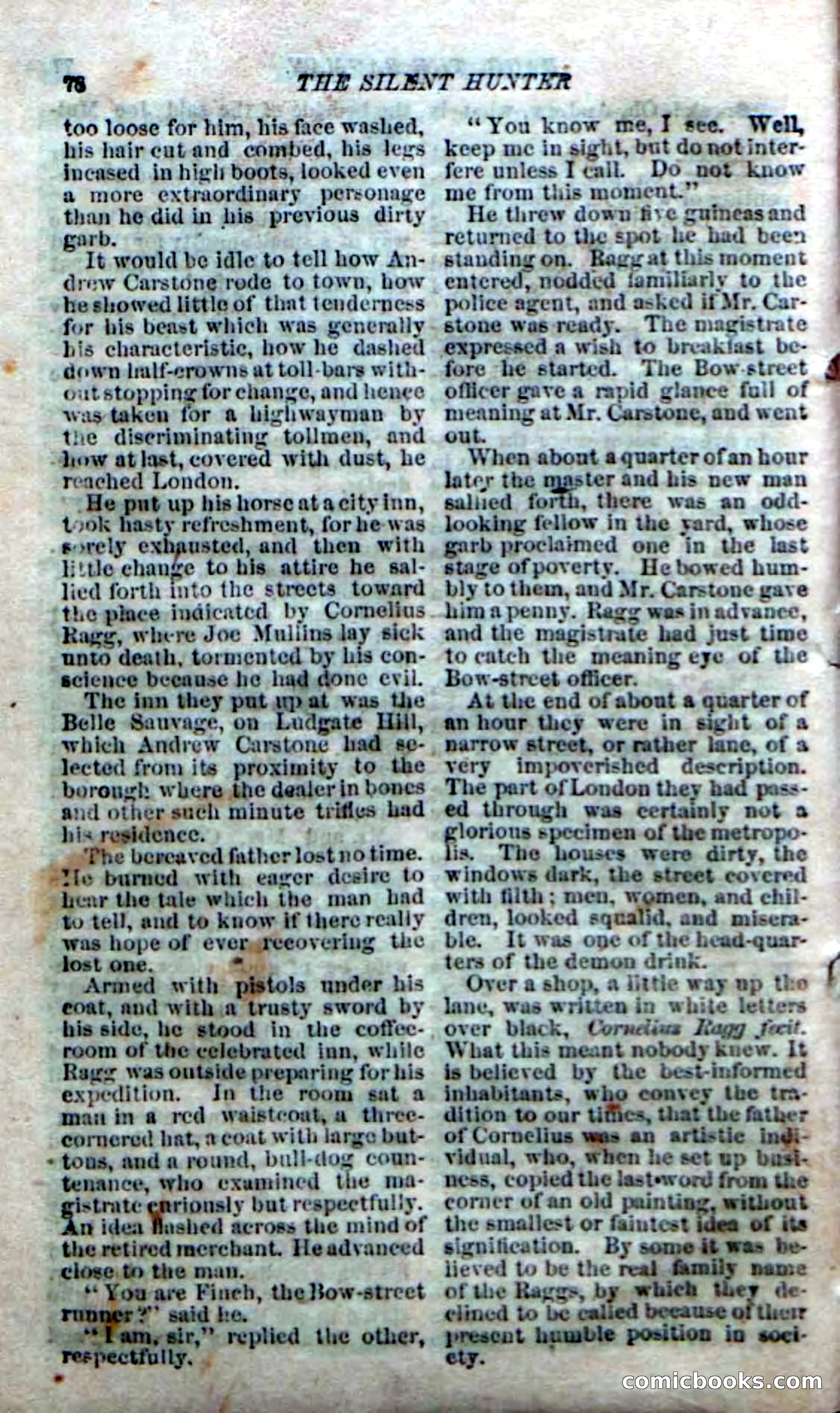 The Silent Hunter; or, The Scowl Hall Mystery — page 76 of 190