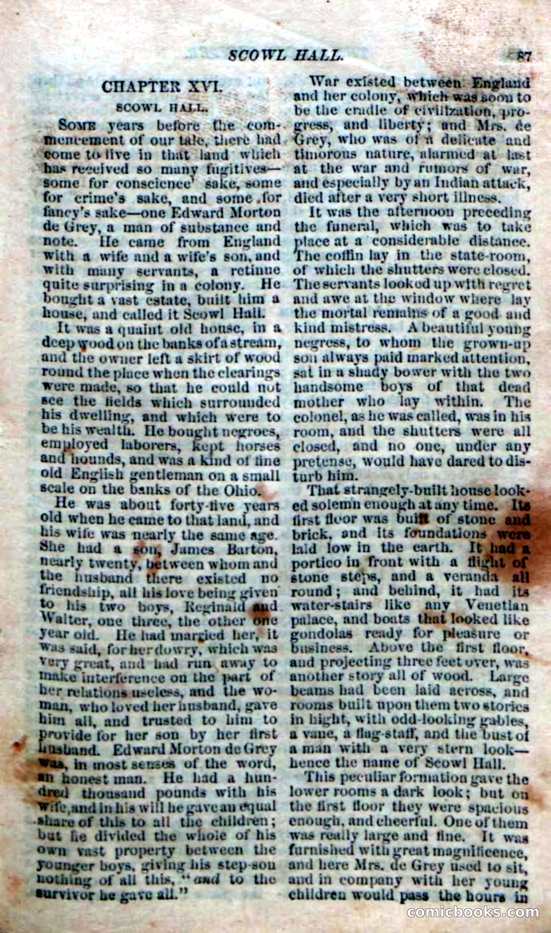 The Silent Hunter; or, The Scowl Hall Mystery — page 85 of 190