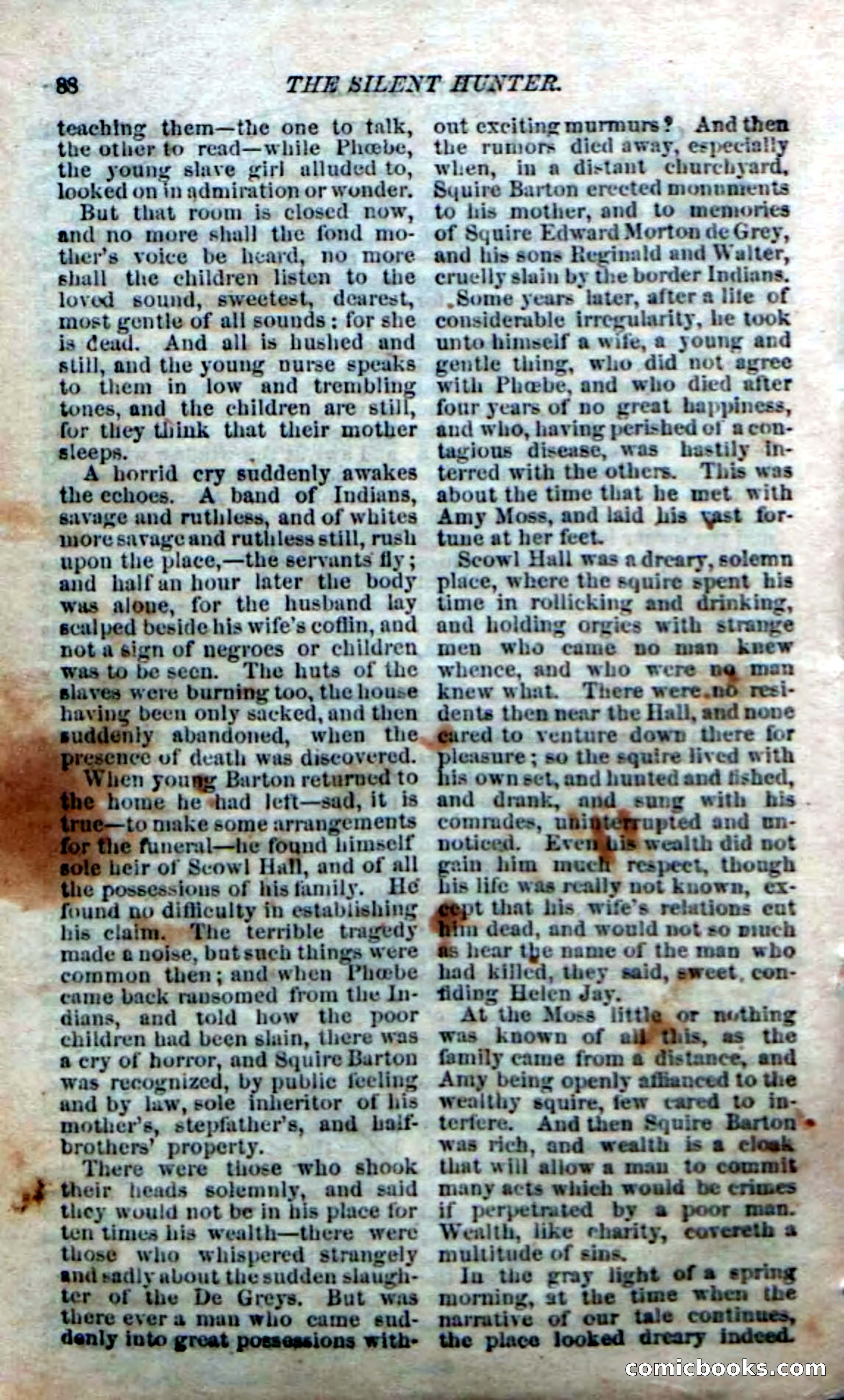 The Silent Hunter; or, The Scowl Hall Mystery — page 86 of 190