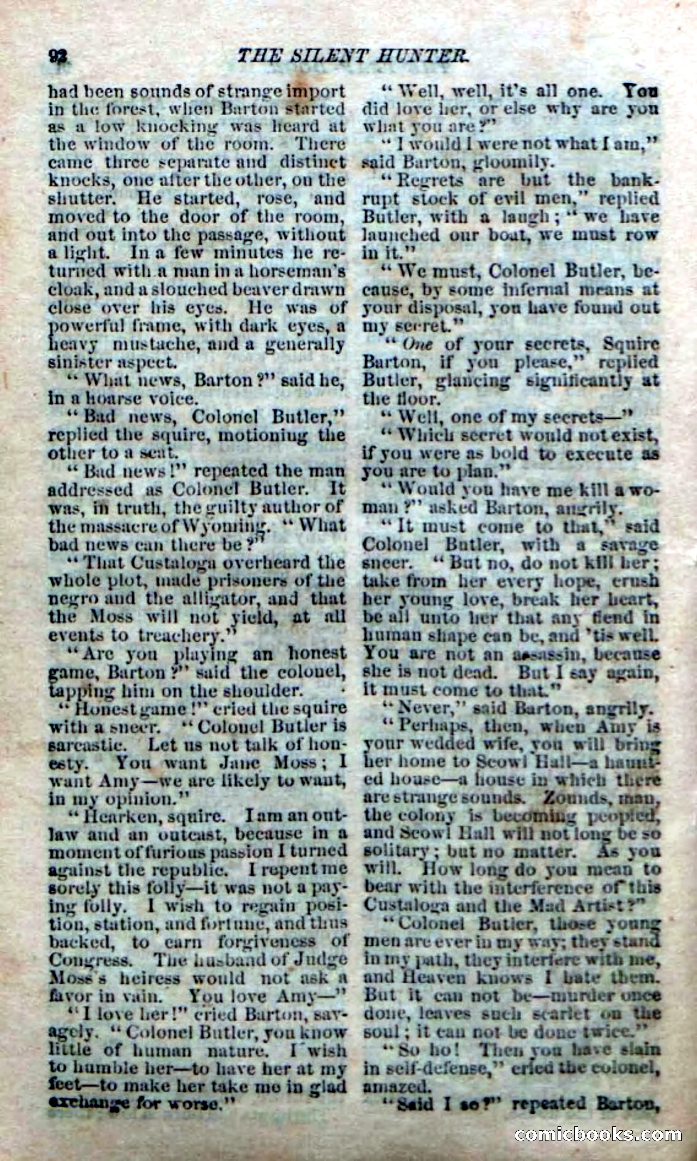 The Silent Hunter; or, The Scowl Hall Mystery — page 90 of 190