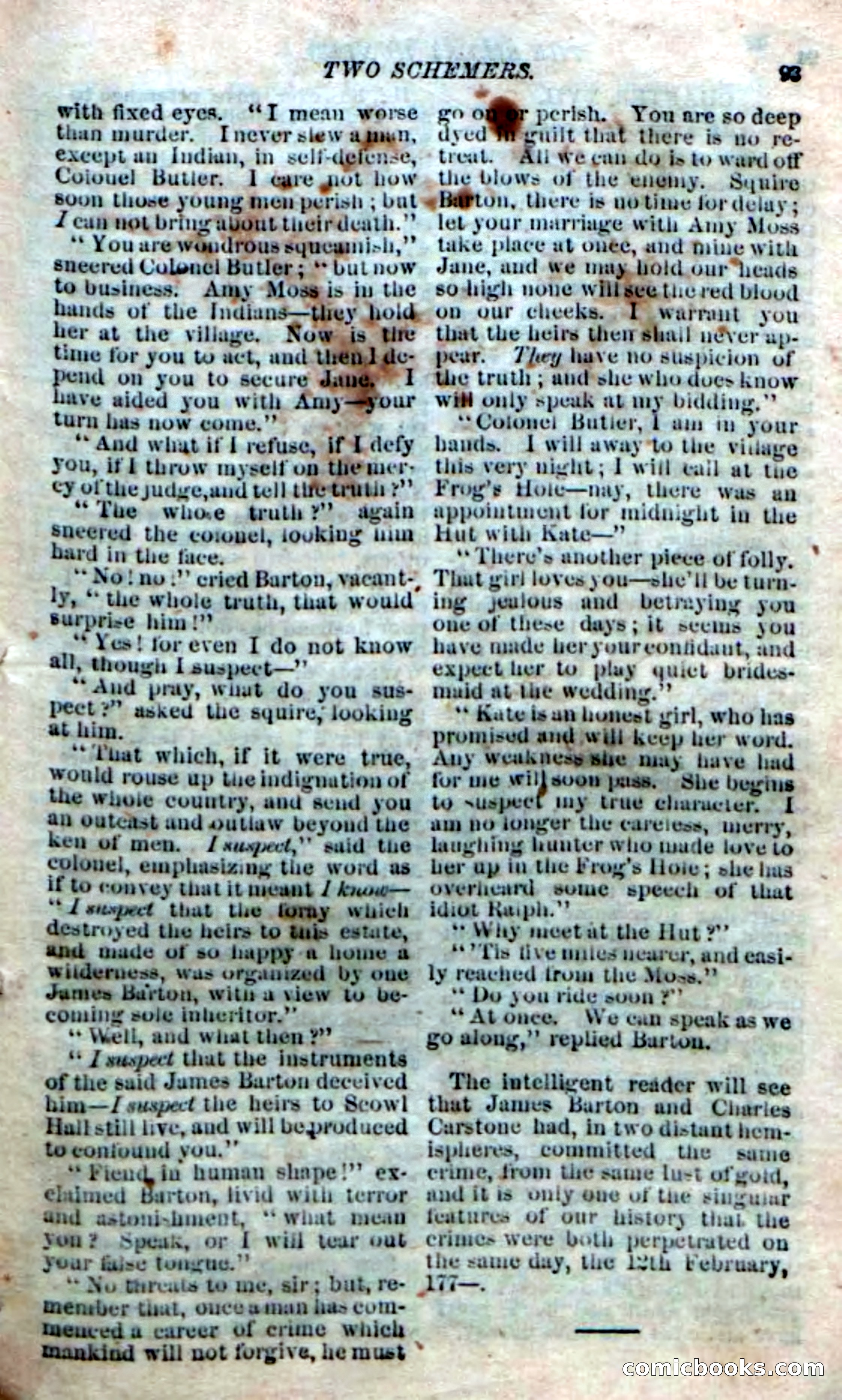 The Silent Hunter; or, The Scowl Hall Mystery — page 91 of 190