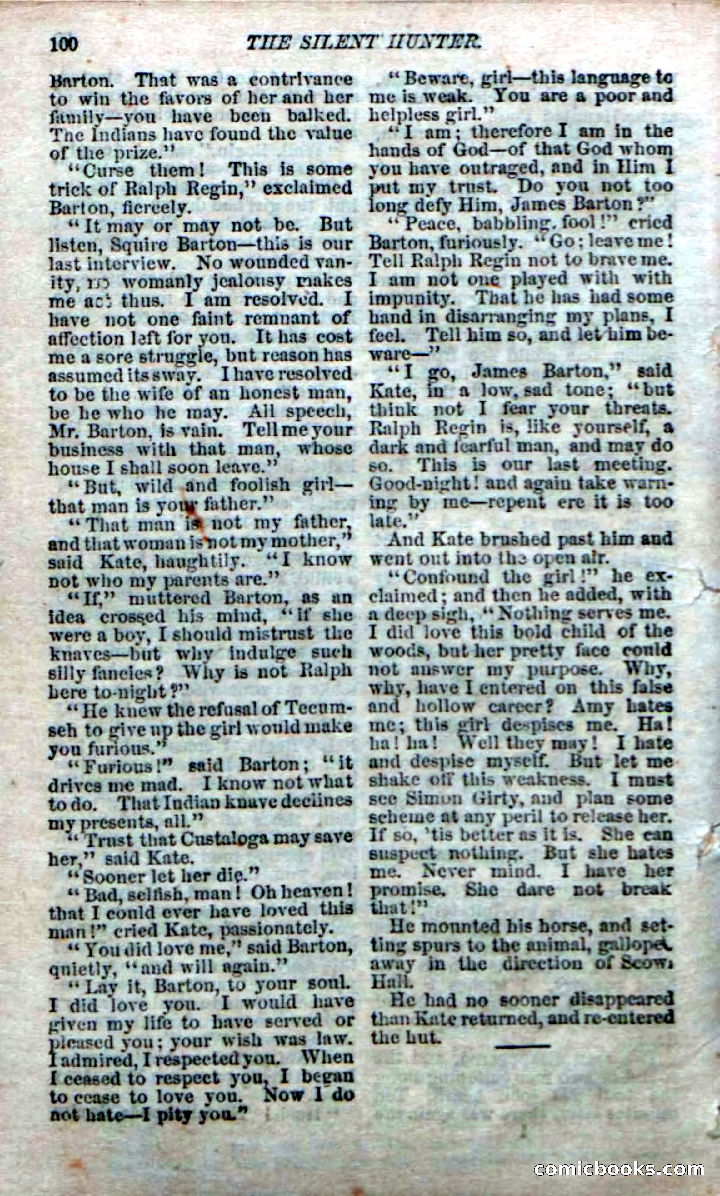 The Silent Hunter; or, The Scowl Hall Mystery — page 98 of 190