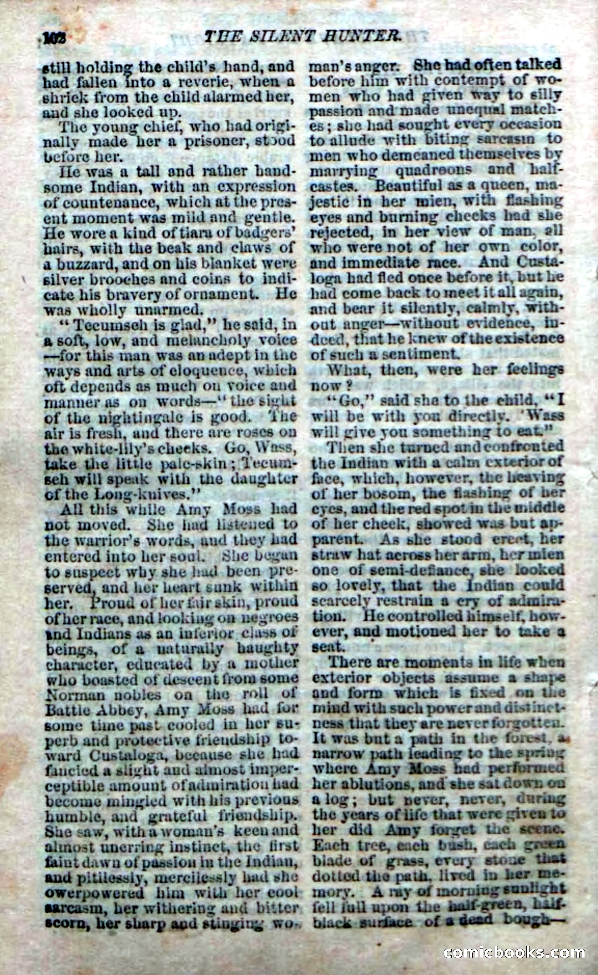 The Silent Hunter; or, The Scowl Hall Mystery — page 100 of 190