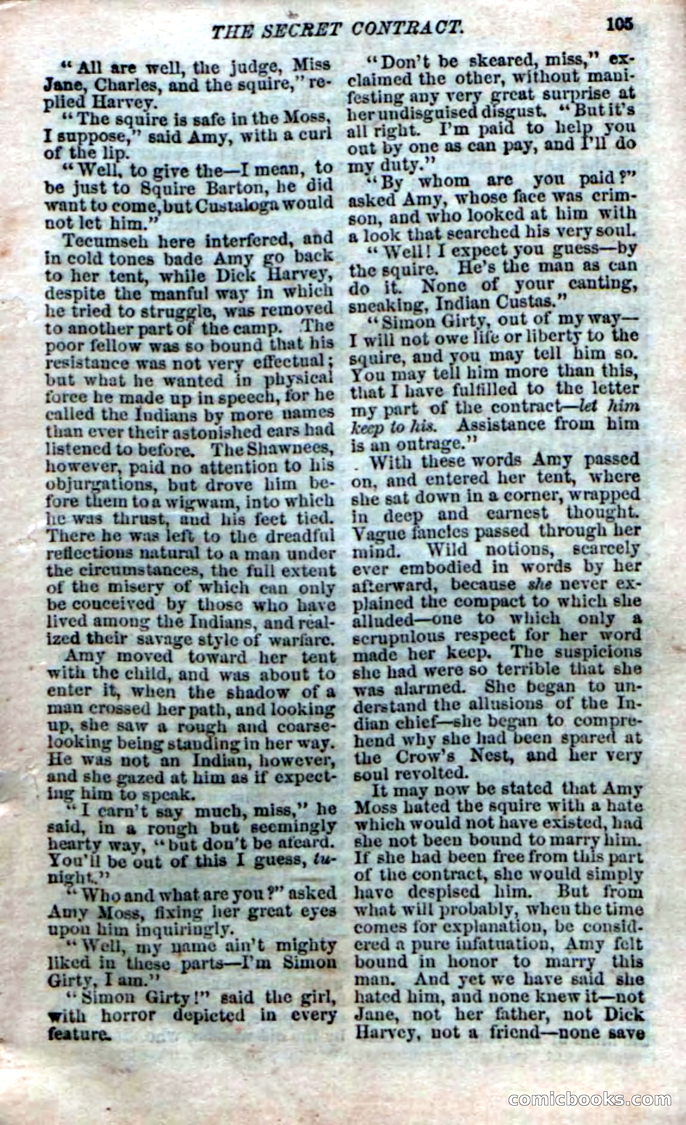 The Silent Hunter; or, The Scowl Hall Mystery — page 103 of 190
