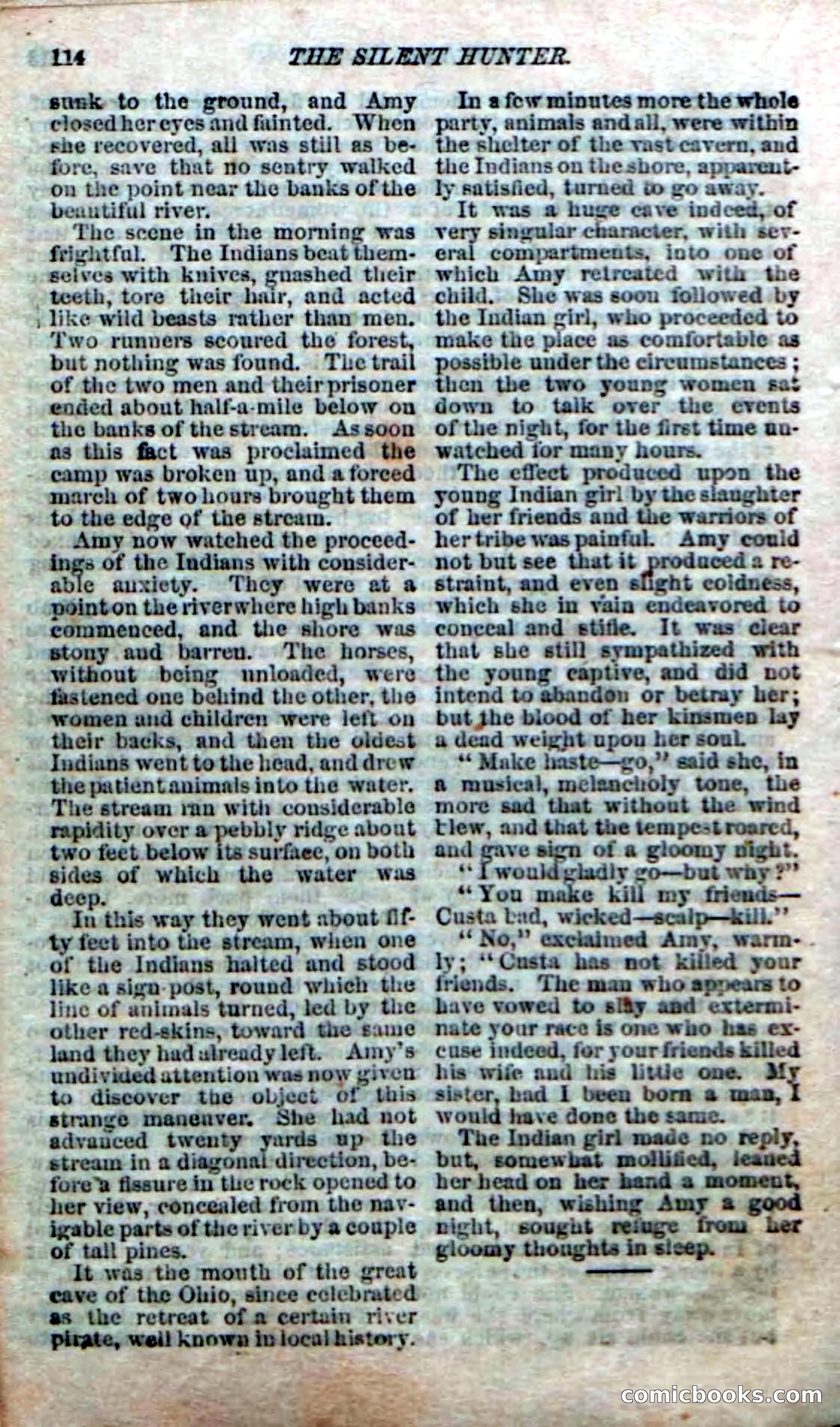 The Silent Hunter; or, The Scowl Hall Mystery — page 112 of 190