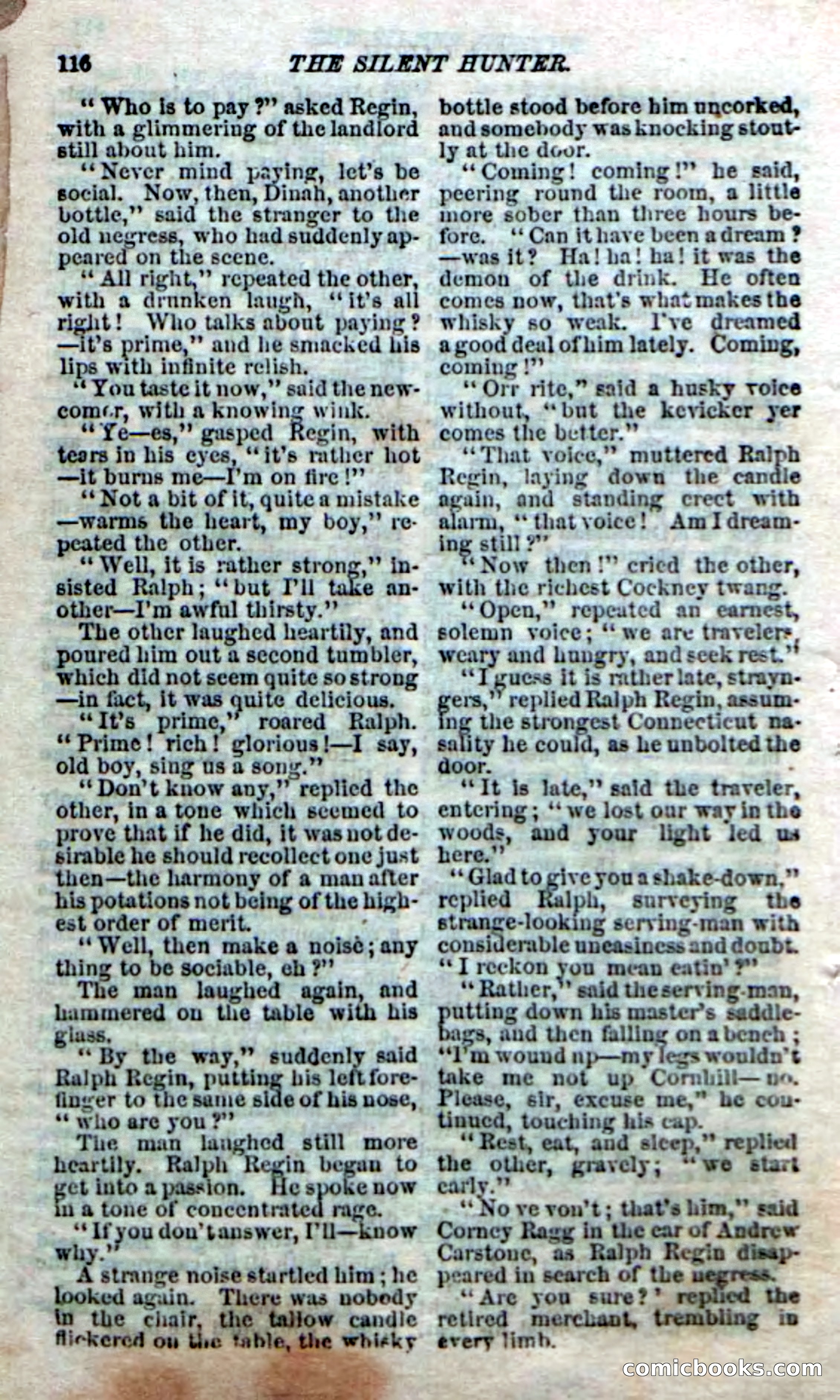 The Silent Hunter; or, The Scowl Hall Mystery — page 114 of 190