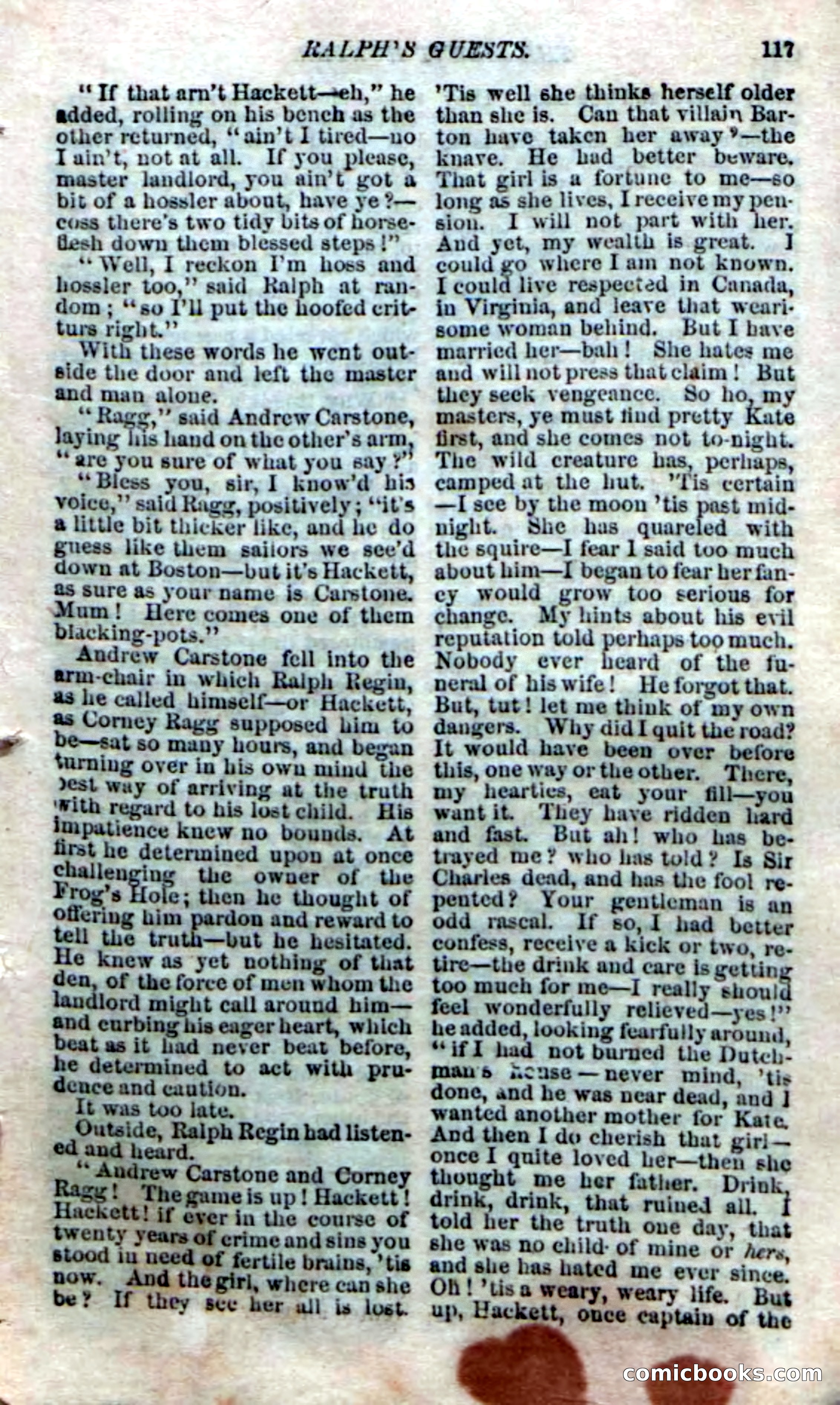 The Silent Hunter; or, The Scowl Hall Mystery — page 115 of 190
