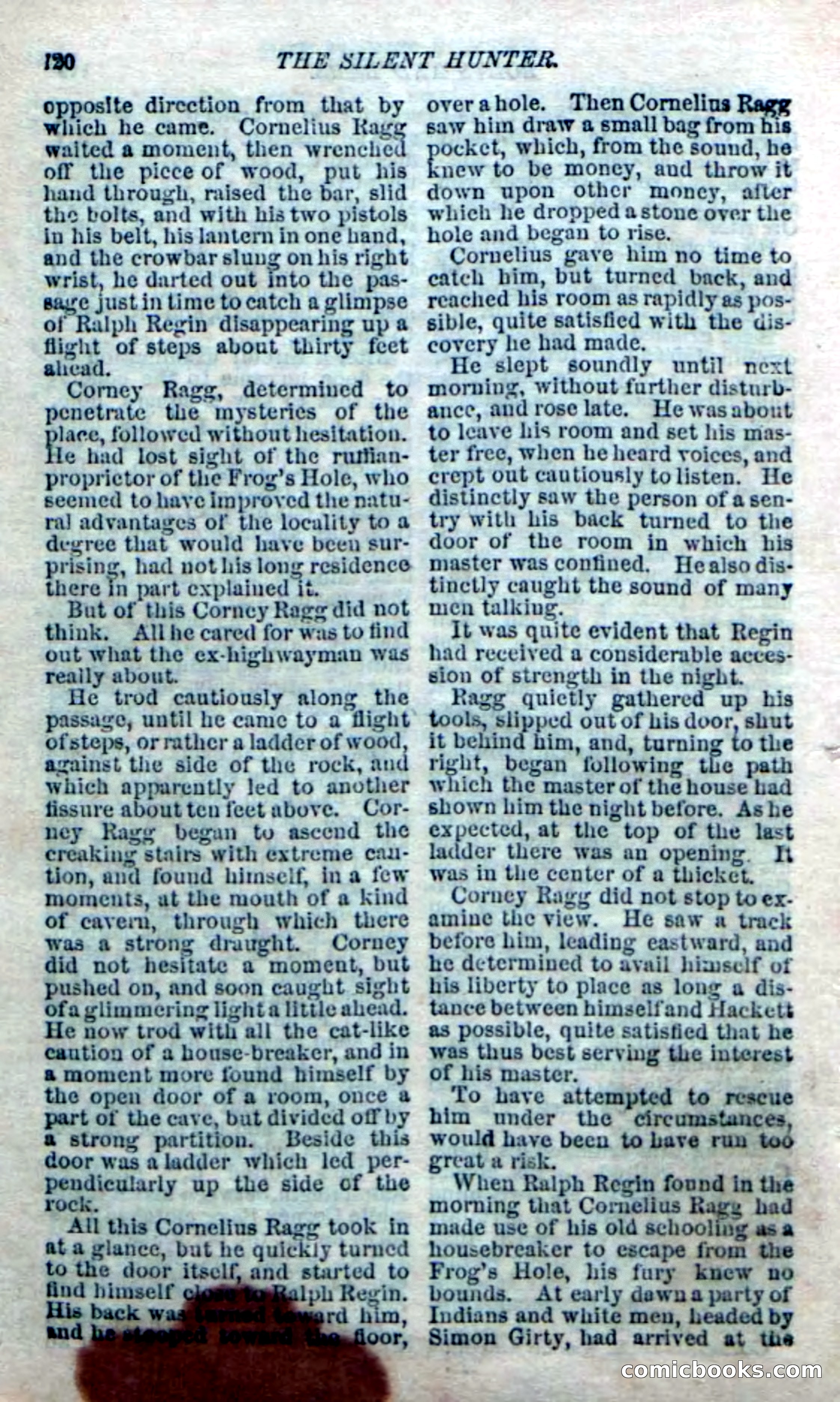 The Silent Hunter; or, The Scowl Hall Mystery — page 118 of 190