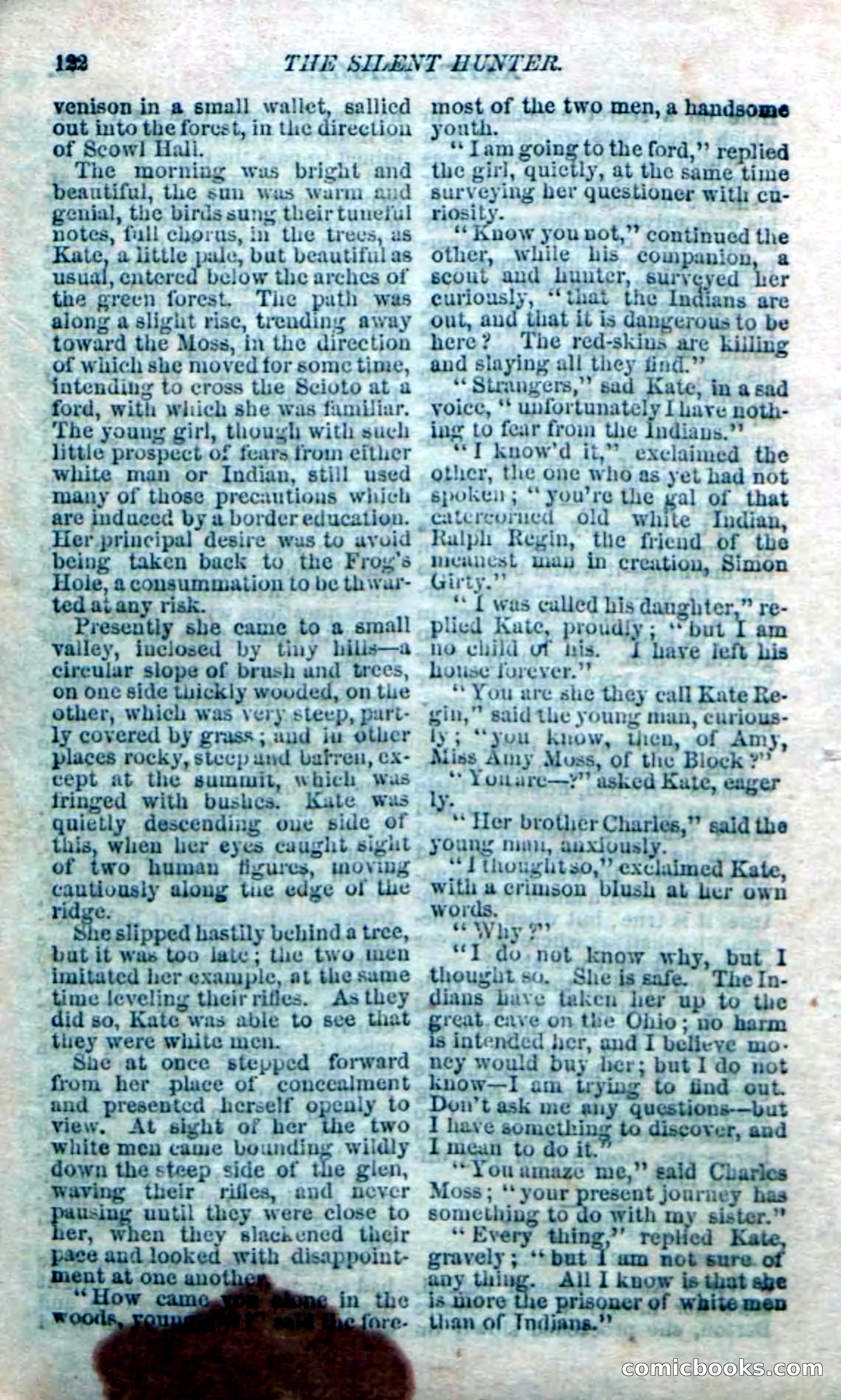 The Silent Hunter; or, The Scowl Hall Mystery — page 120 of 190