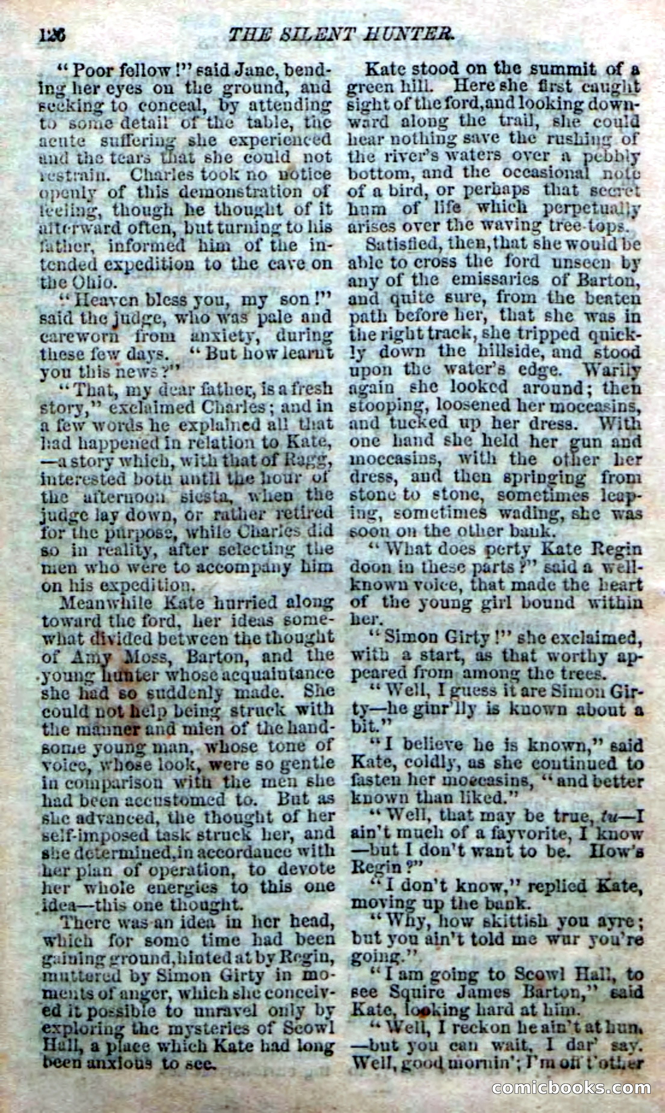 The Silent Hunter; or, The Scowl Hall Mystery — page 124 of 190