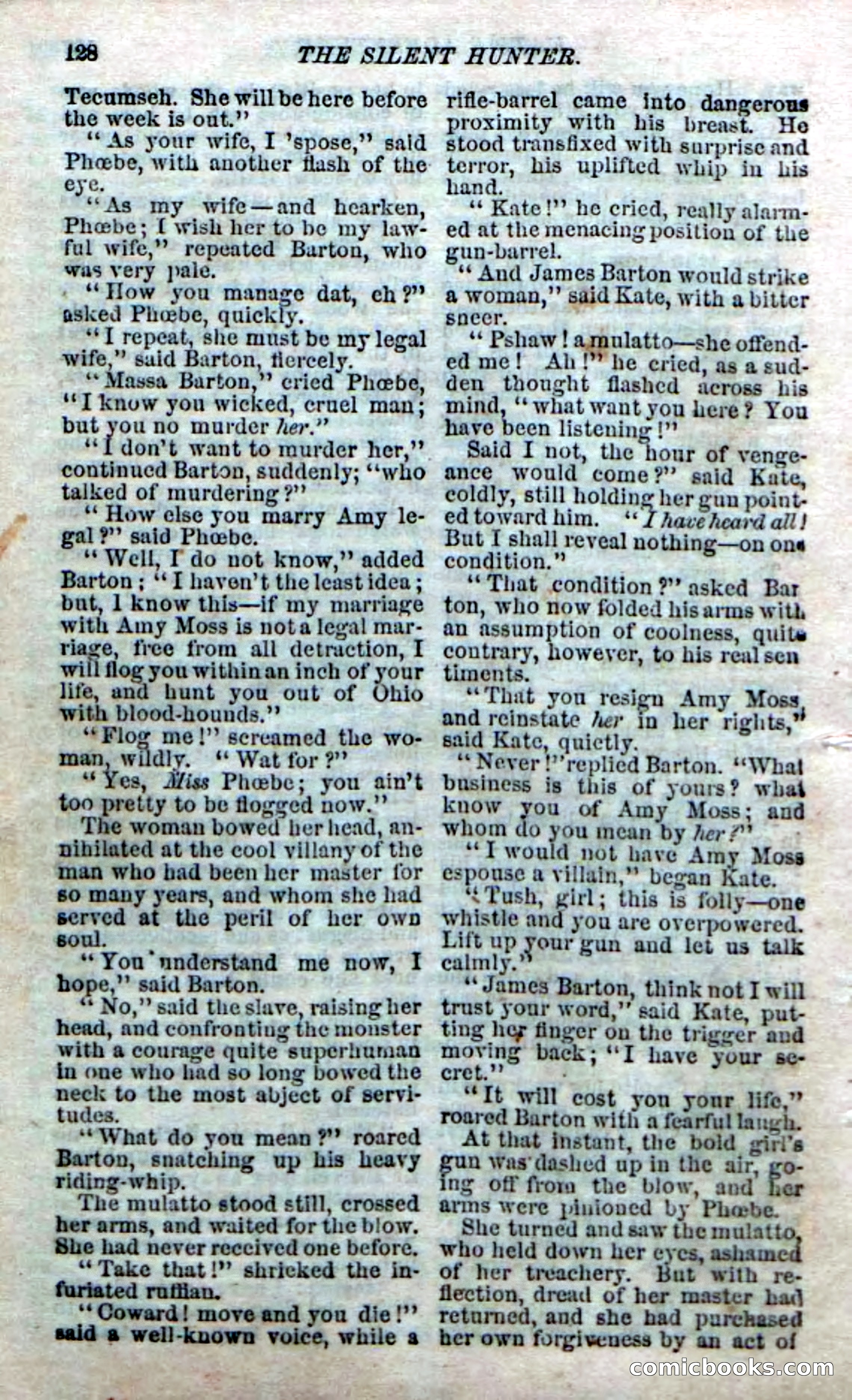 The Silent Hunter; or, The Scowl Hall Mystery — page 126 of 190