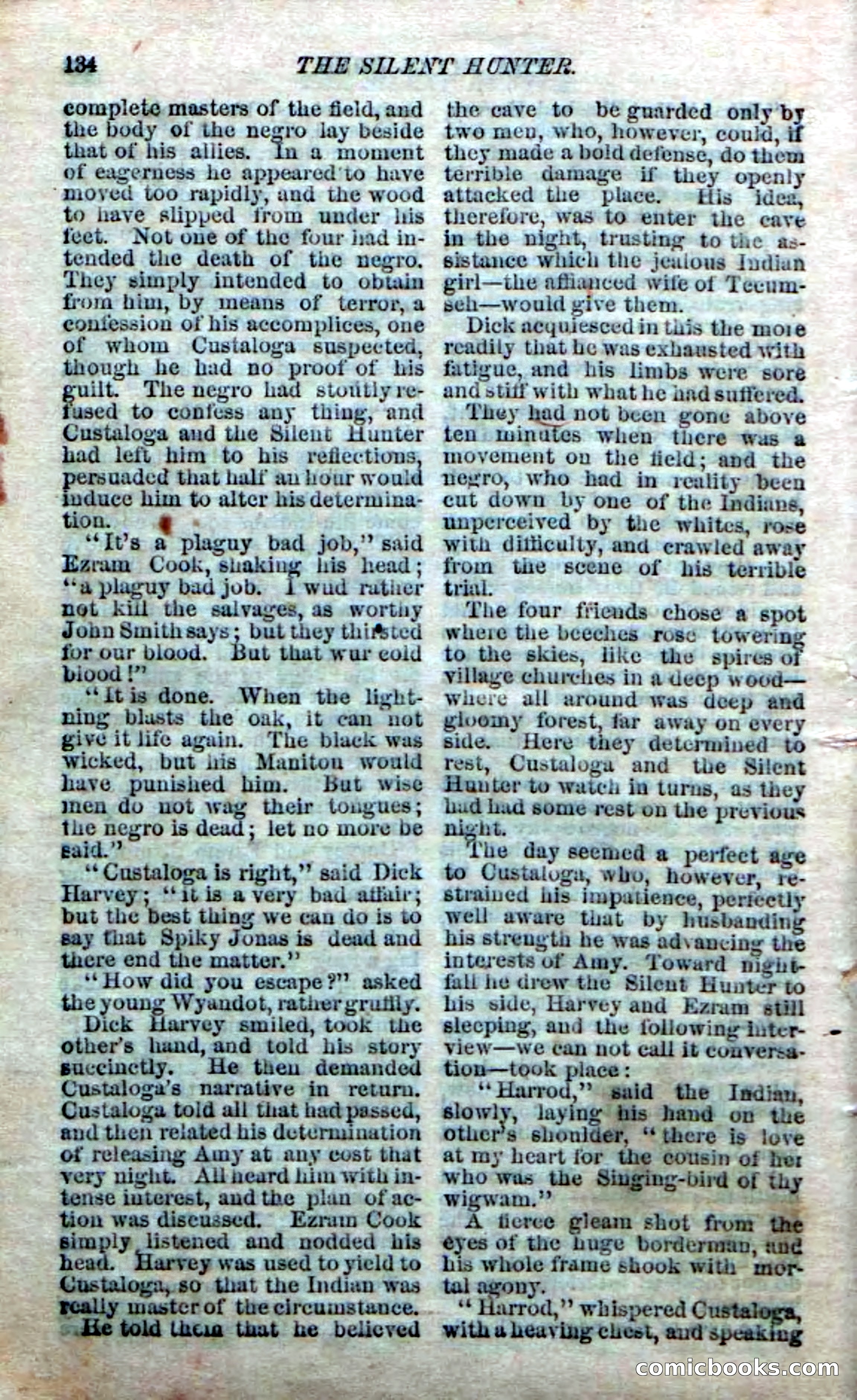 The Silent Hunter; or, The Scowl Hall Mystery — page 132 of 190