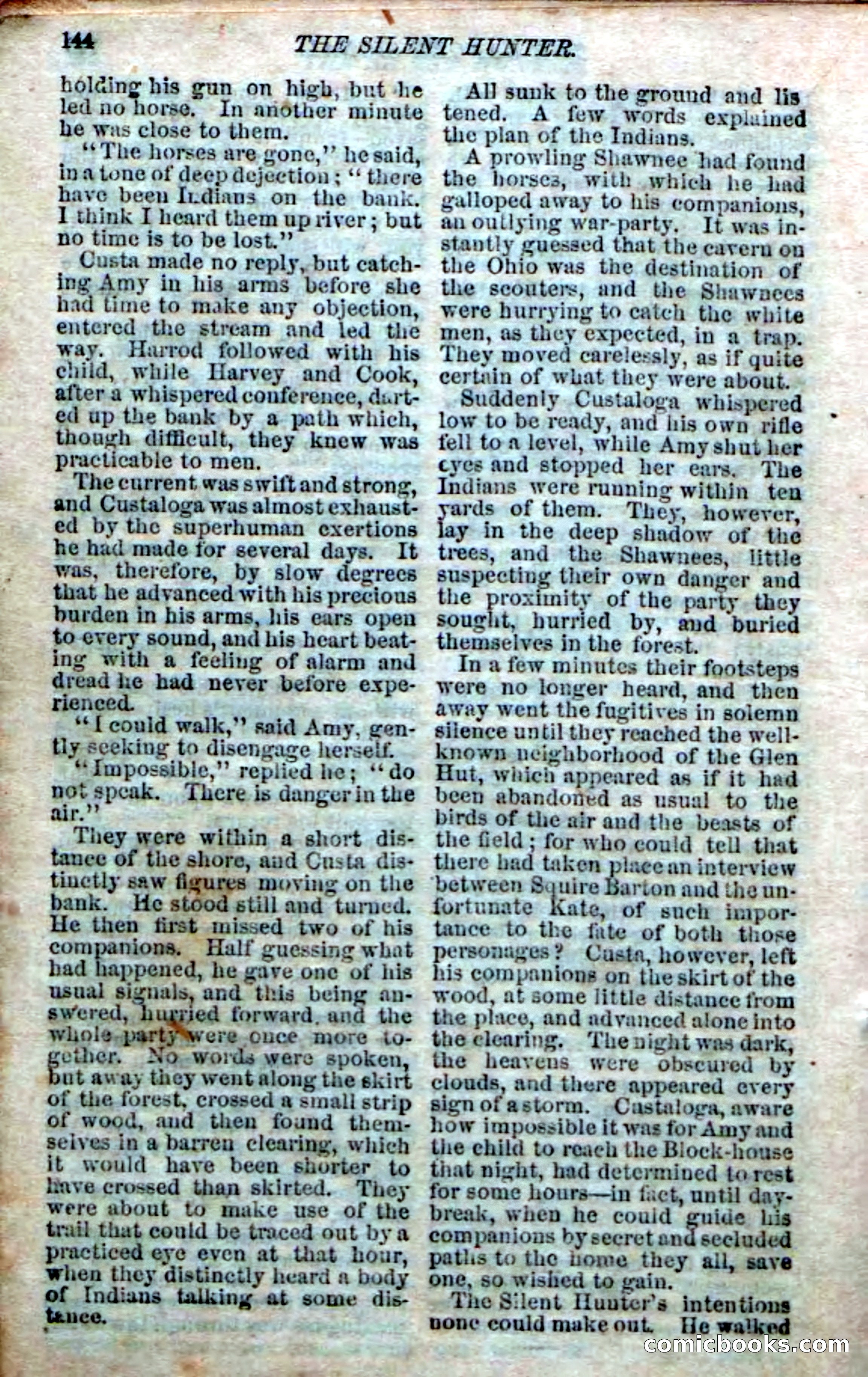 The Silent Hunter; or, The Scowl Hall Mystery — page 142 of 190