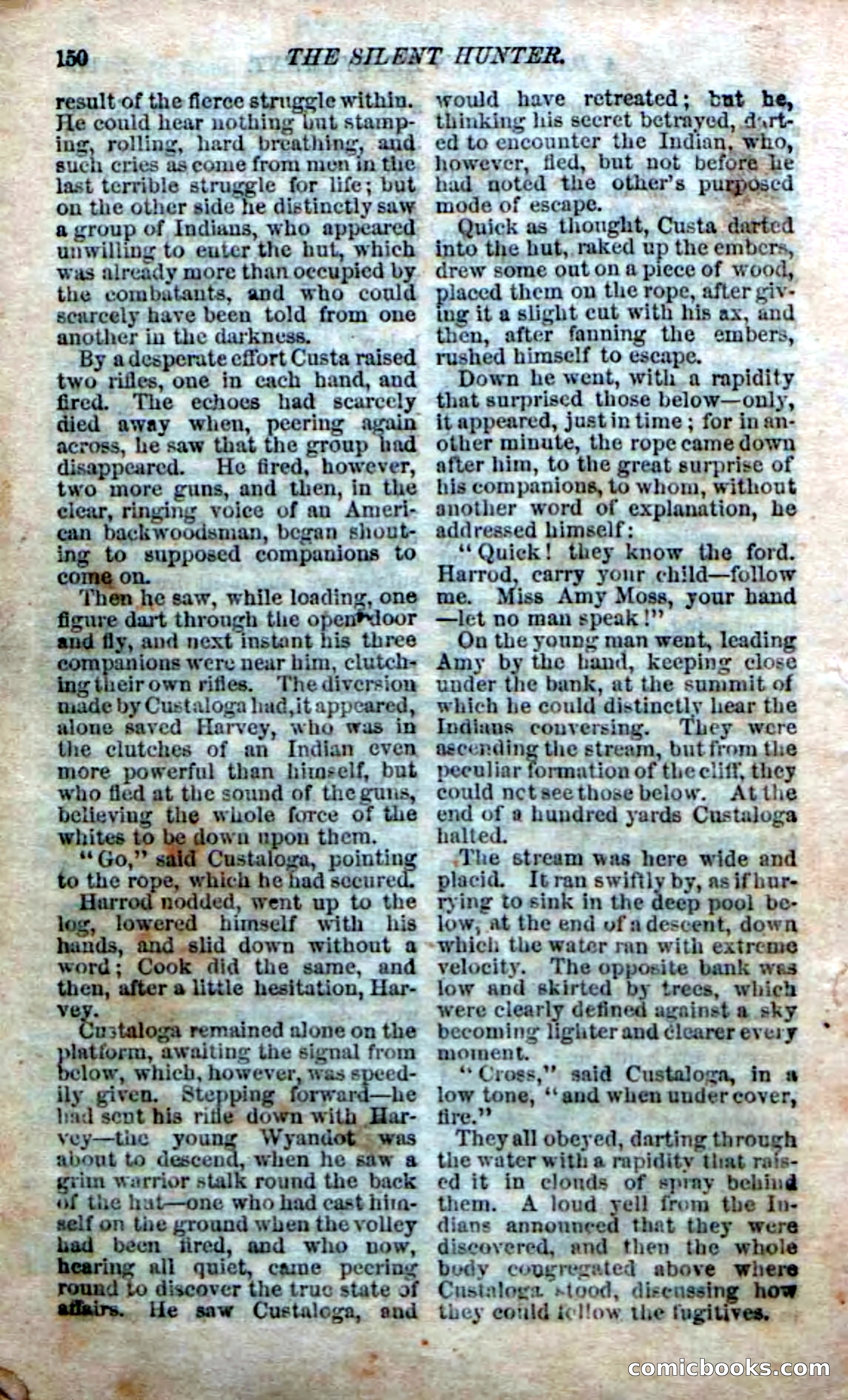 The Silent Hunter; or, The Scowl Hall Mystery — page 148 of 190