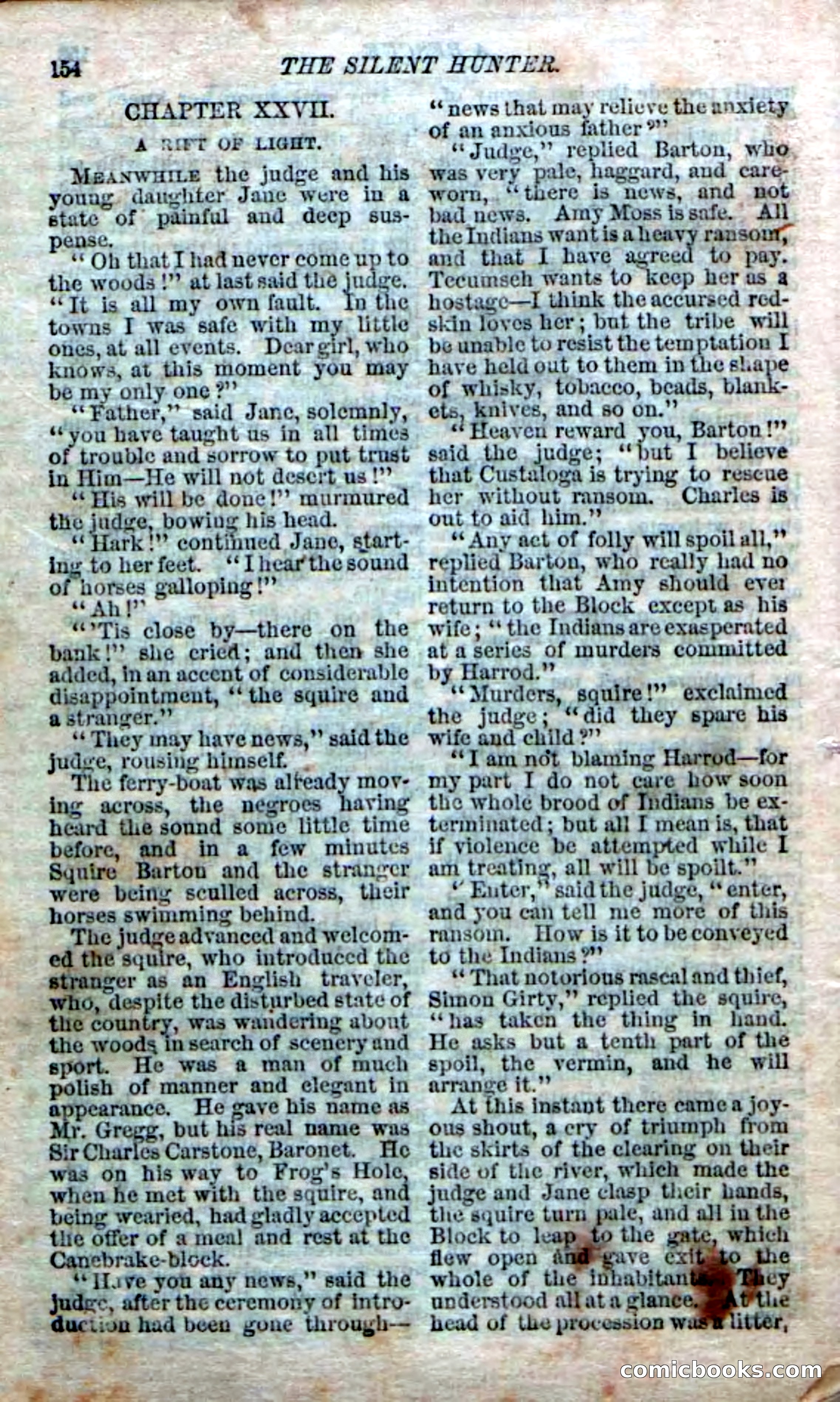 The Silent Hunter; or, The Scowl Hall Mystery — page 152 of 190