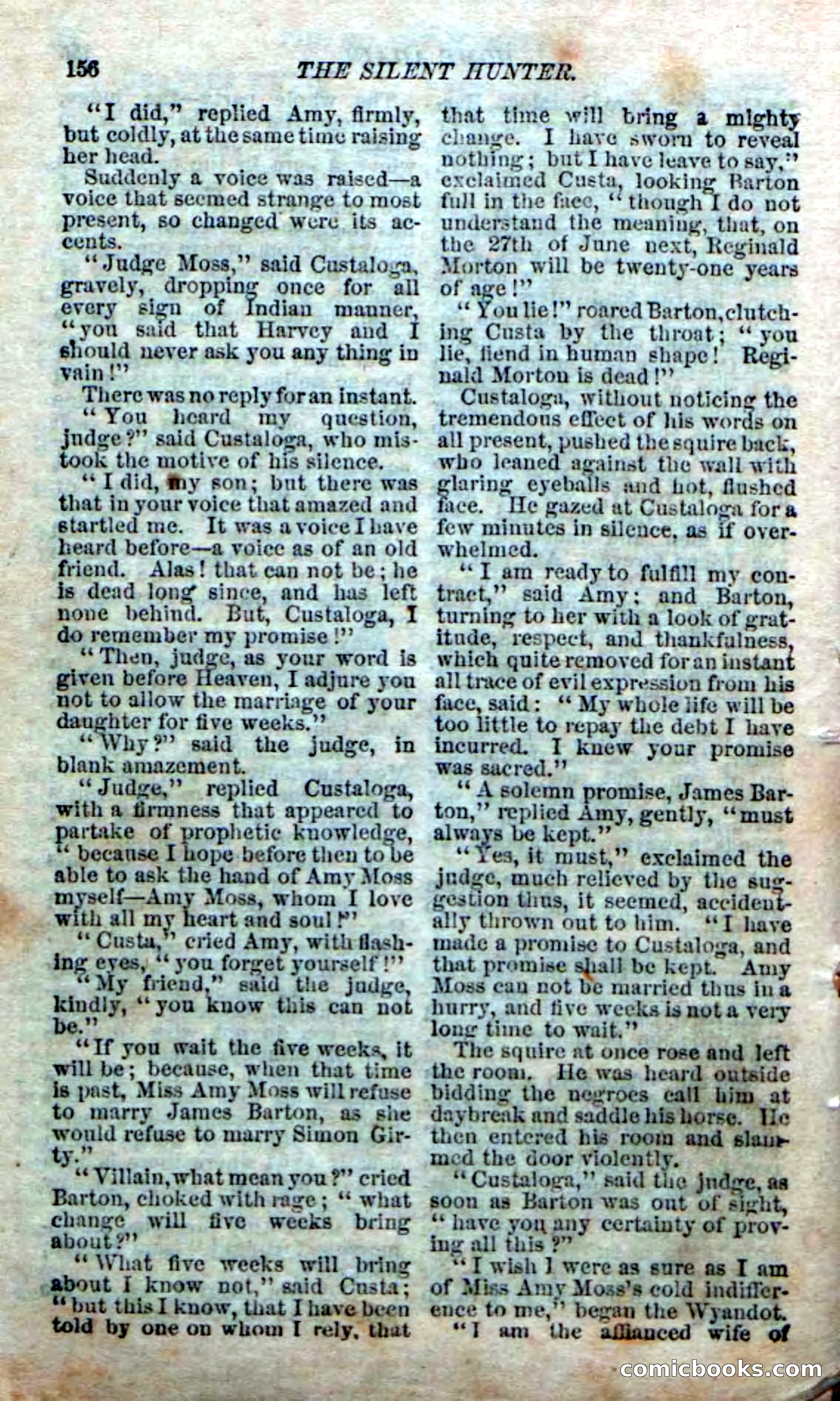 The Silent Hunter; or, The Scowl Hall Mystery — page 154 of 190