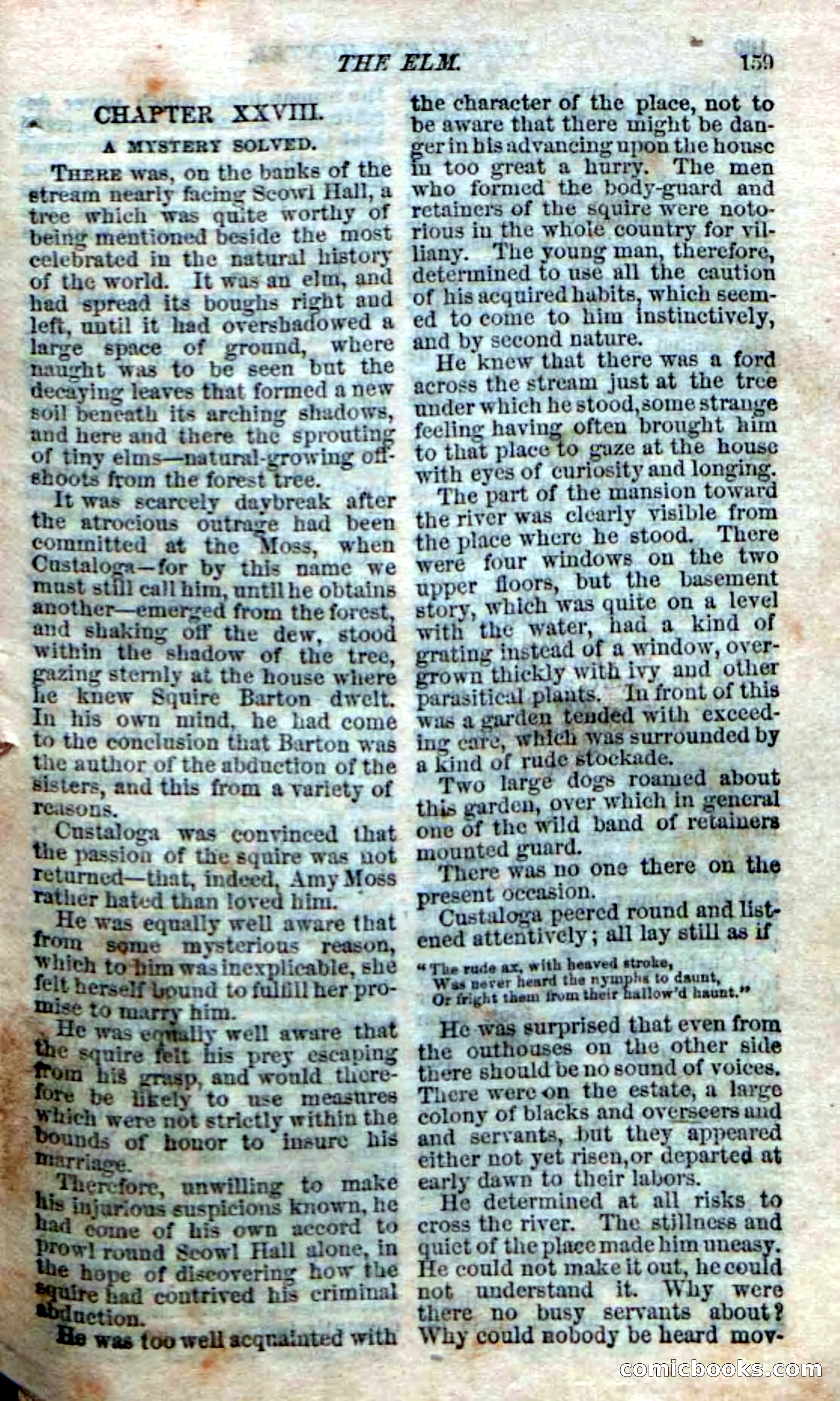 The Silent Hunter; or, The Scowl Hall Mystery — page 157 of 190