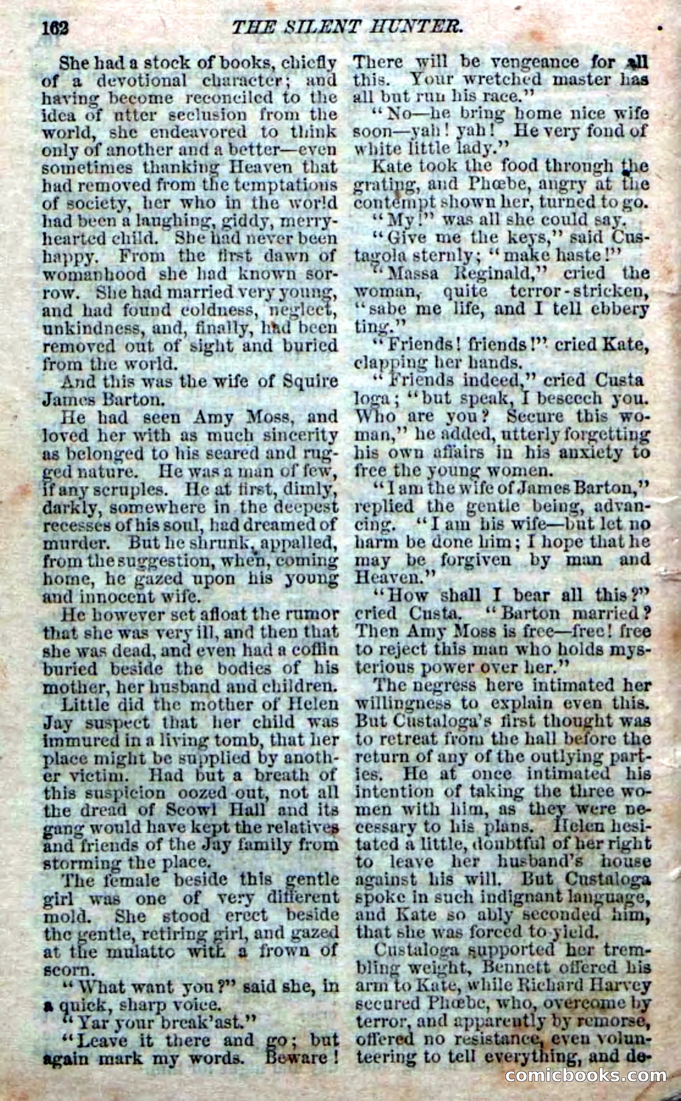 The Silent Hunter; or, The Scowl Hall Mystery — page 160 of 190