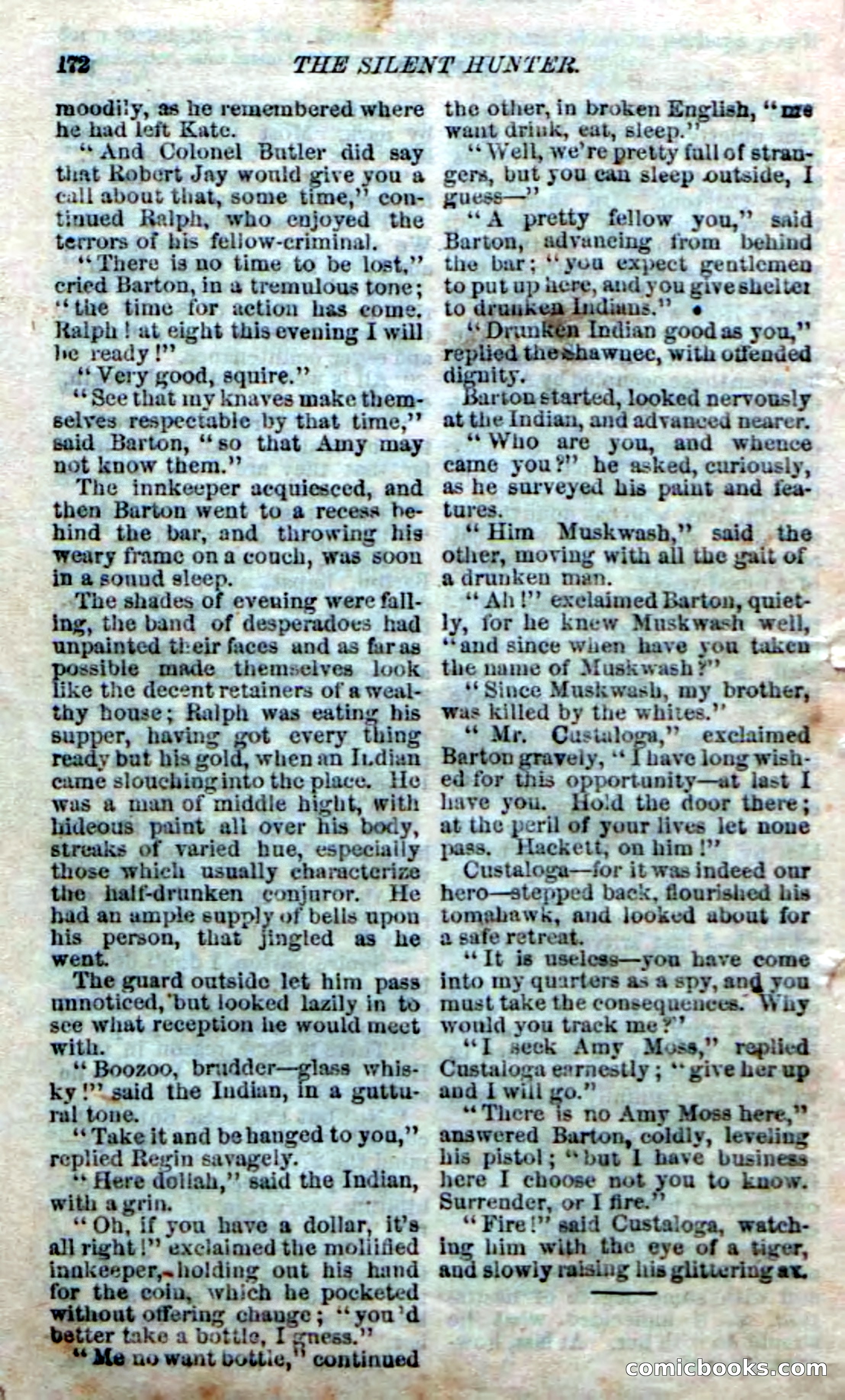 The Silent Hunter; or, The Scowl Hall Mystery — page 170 of 190