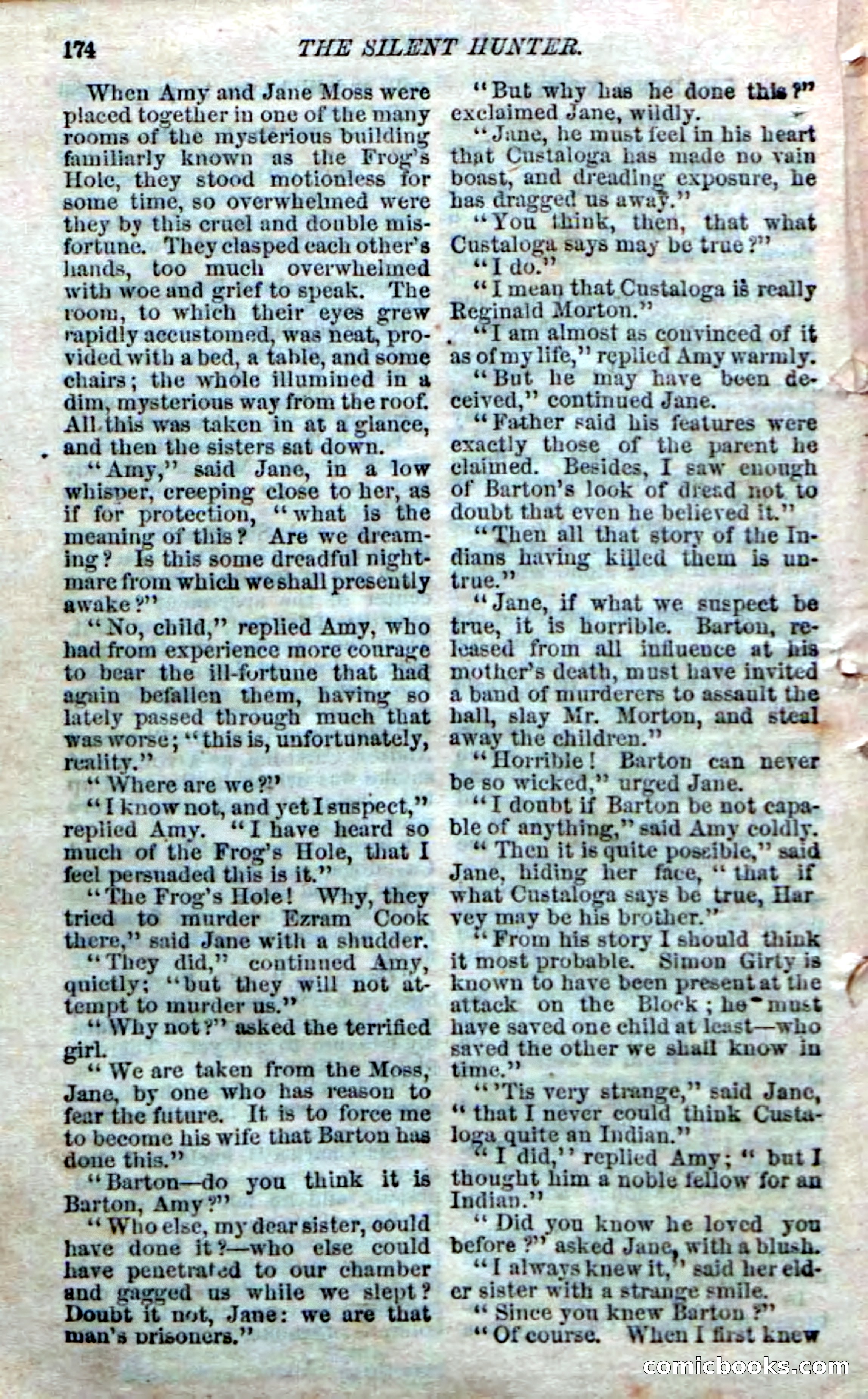 The Silent Hunter; or, The Scowl Hall Mystery — page 172 of 190