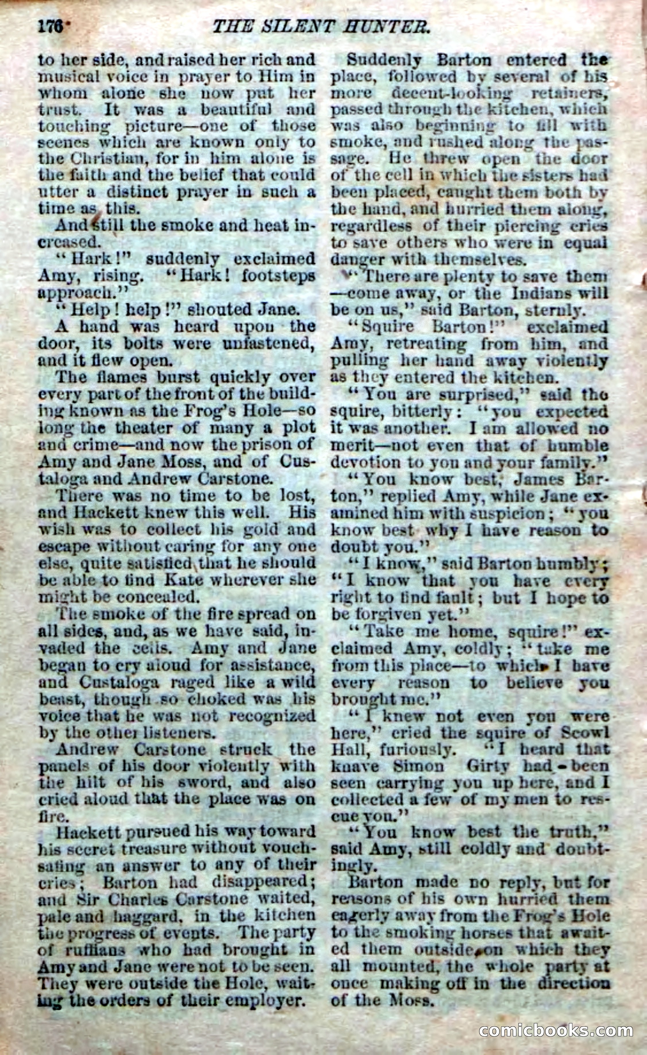The Silent Hunter; or, The Scowl Hall Mystery — page 174 of 190