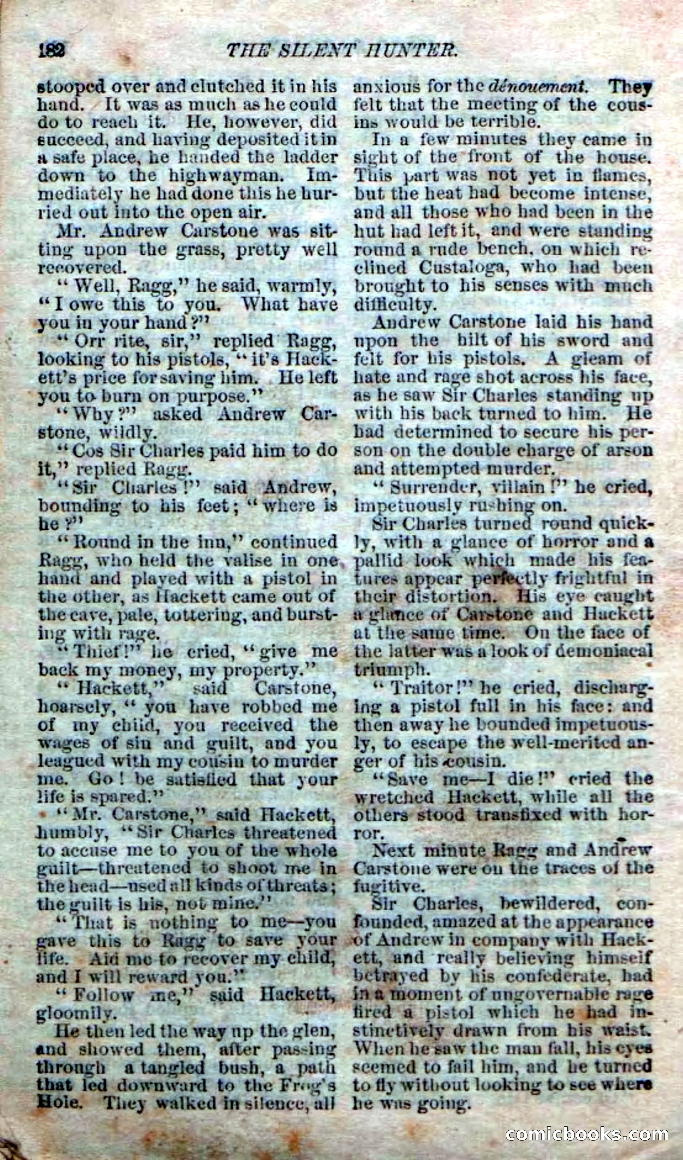 The Silent Hunter; or, The Scowl Hall Mystery — page 180 of 190
