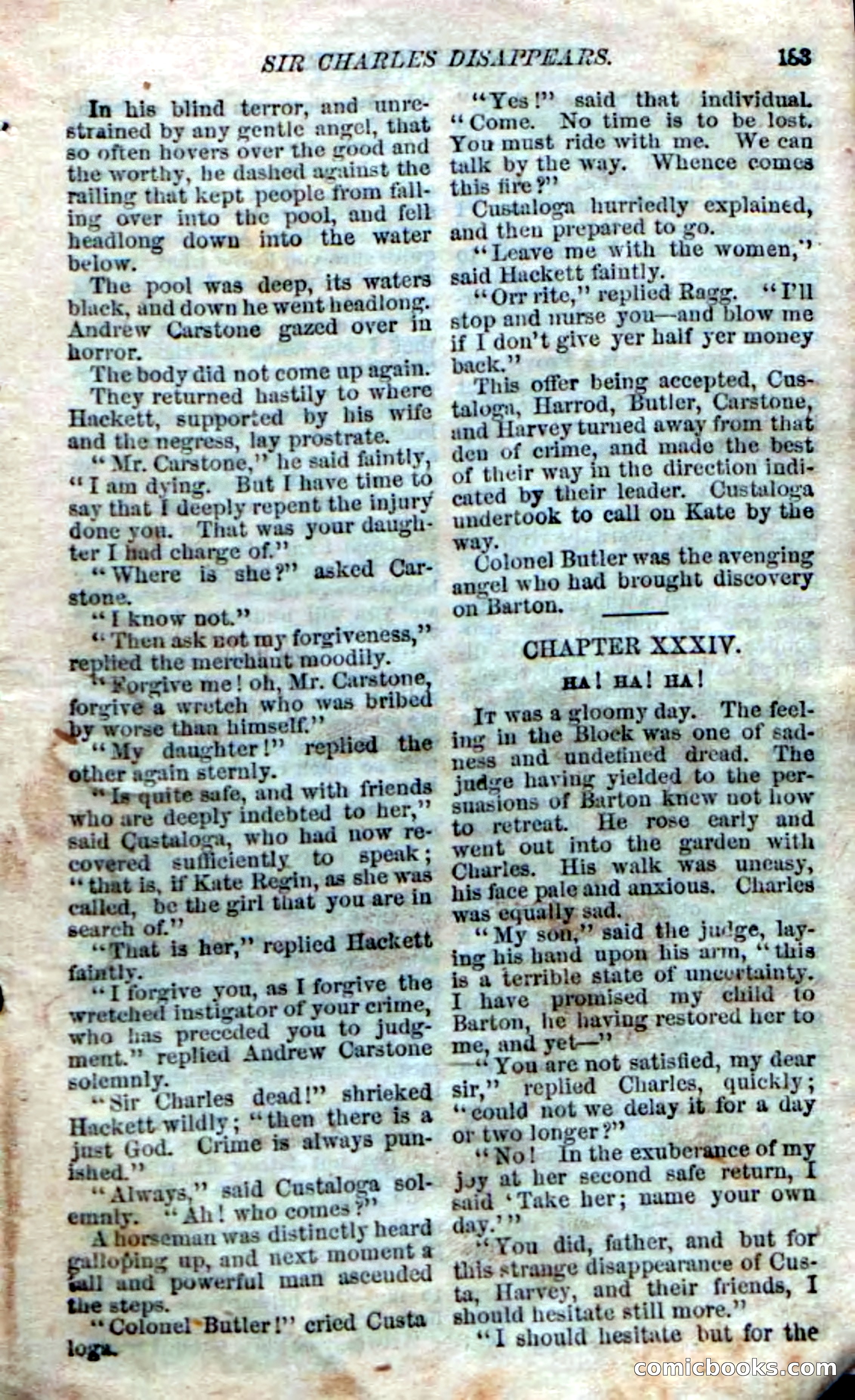 The Silent Hunter; or, The Scowl Hall Mystery — page 181 of 190