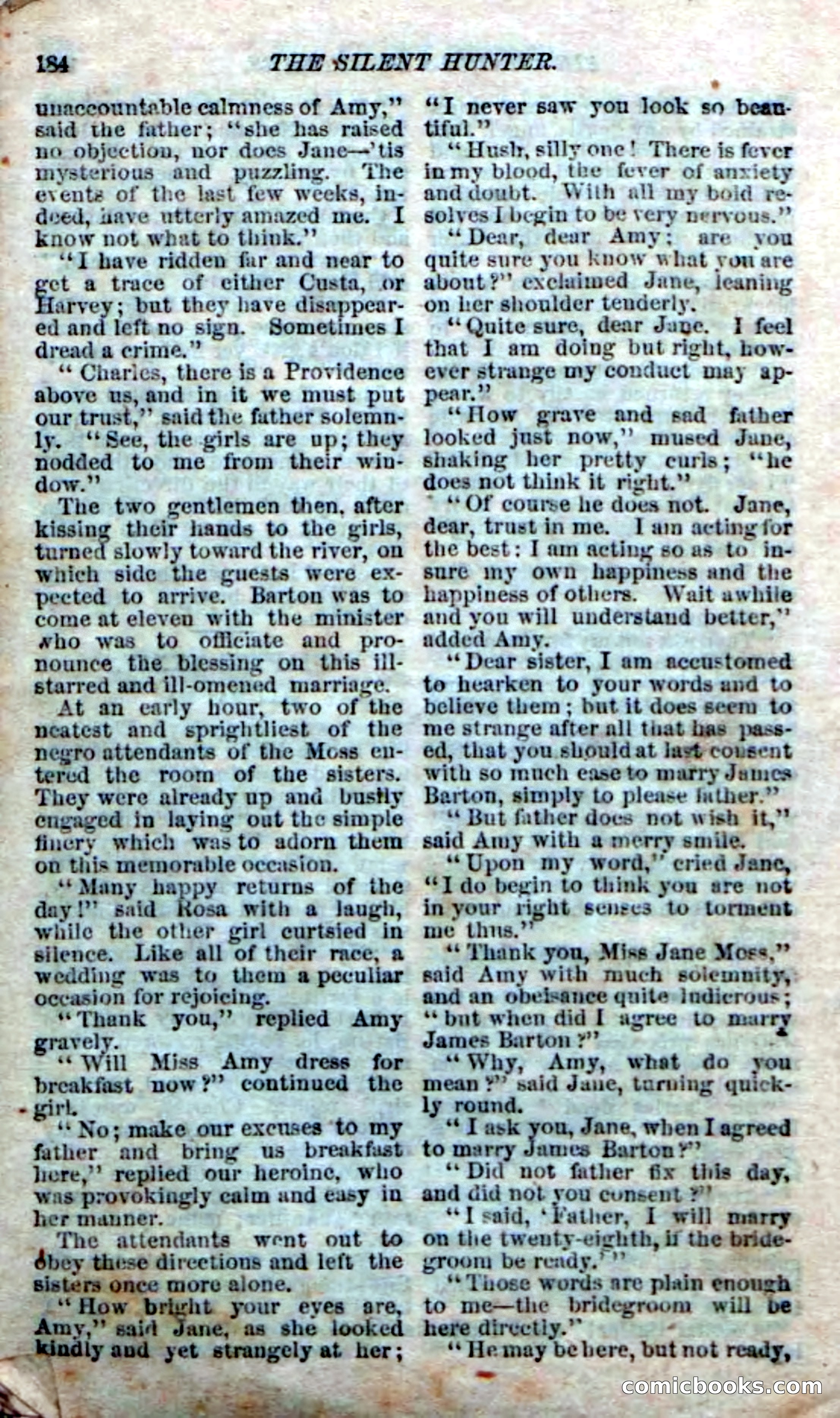 The Silent Hunter; or, The Scowl Hall Mystery — page 182 of 190
