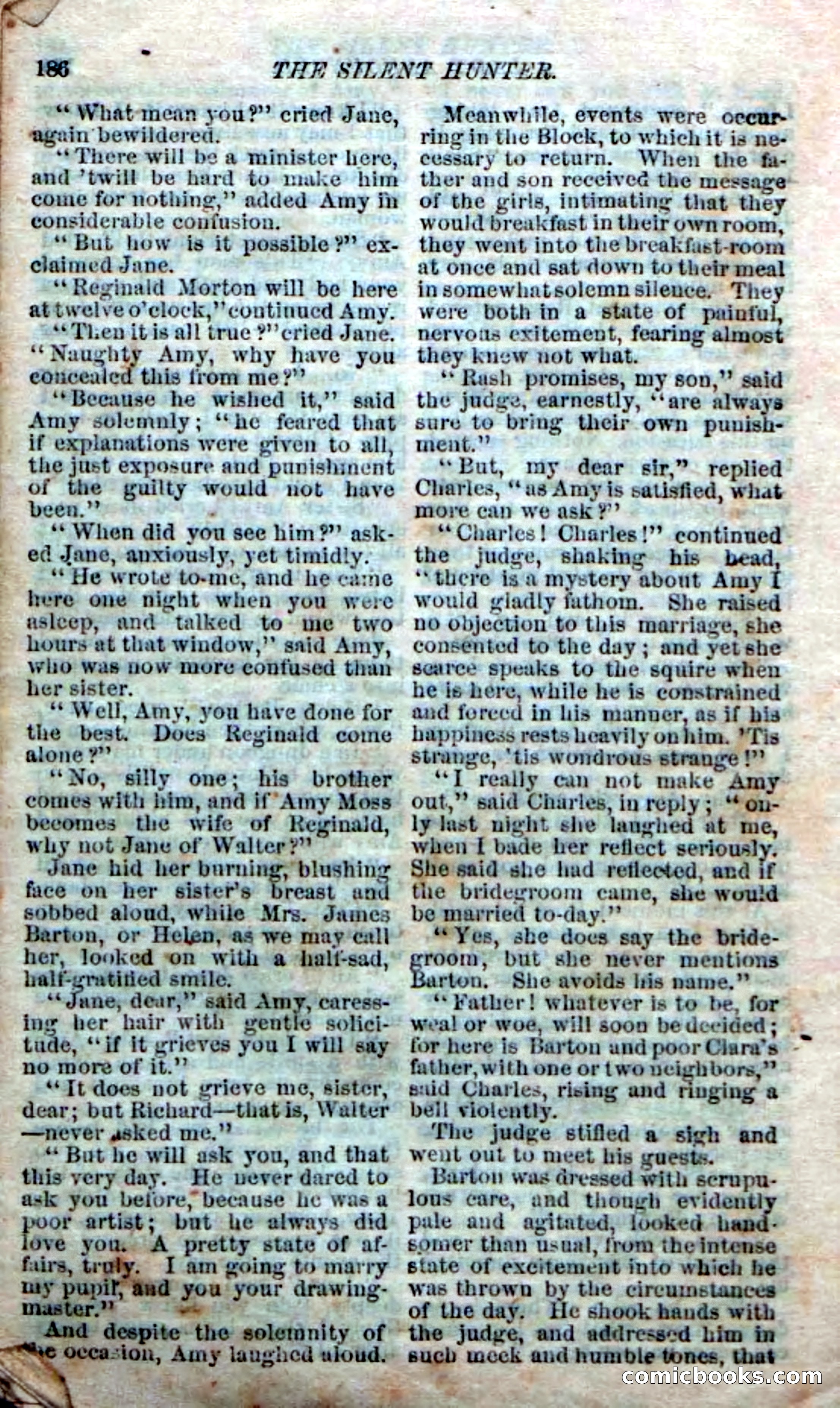 The Silent Hunter; or, The Scowl Hall Mystery — page 184 of 190