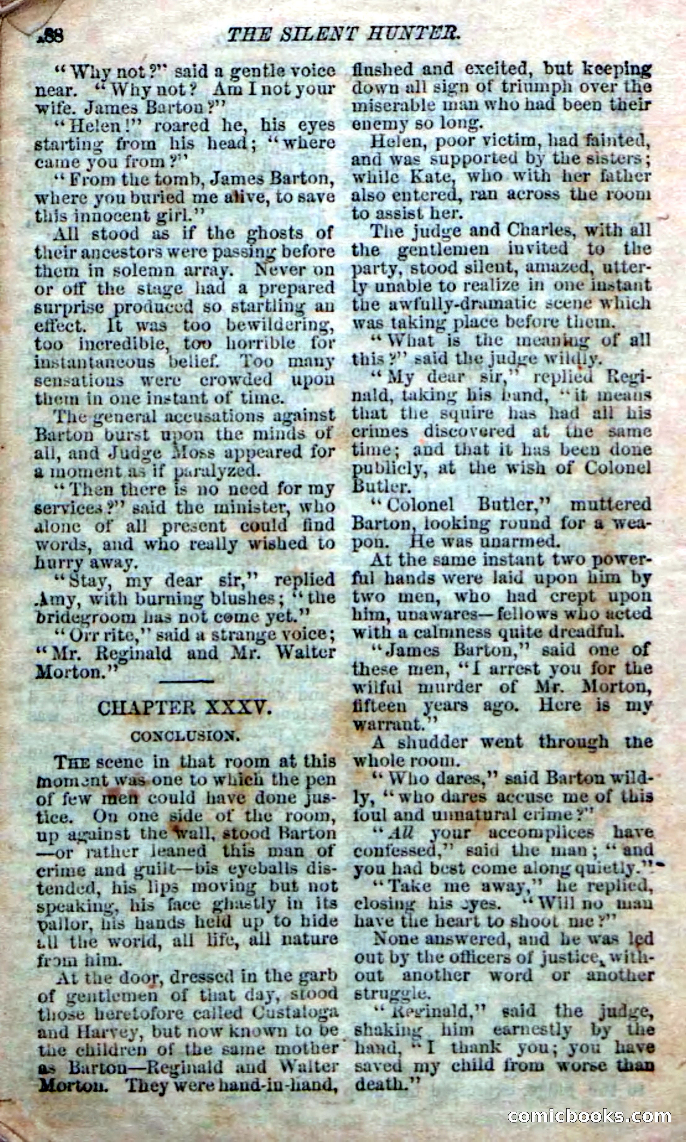 The Silent Hunter; or, The Scowl Hall Mystery — page 186 of 190